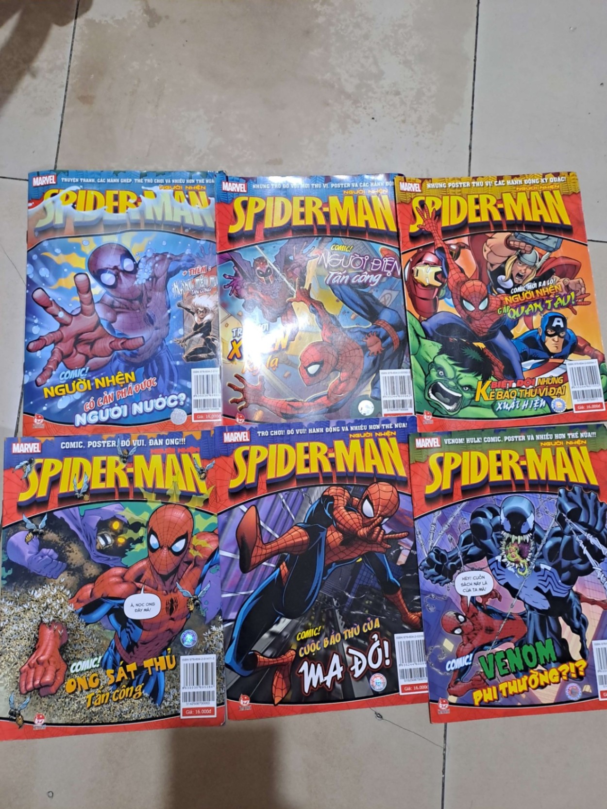 6 cuốn truyện tranh Spiderman - 2014 mới 90% - TRUYỆN TRANH - HCM3012