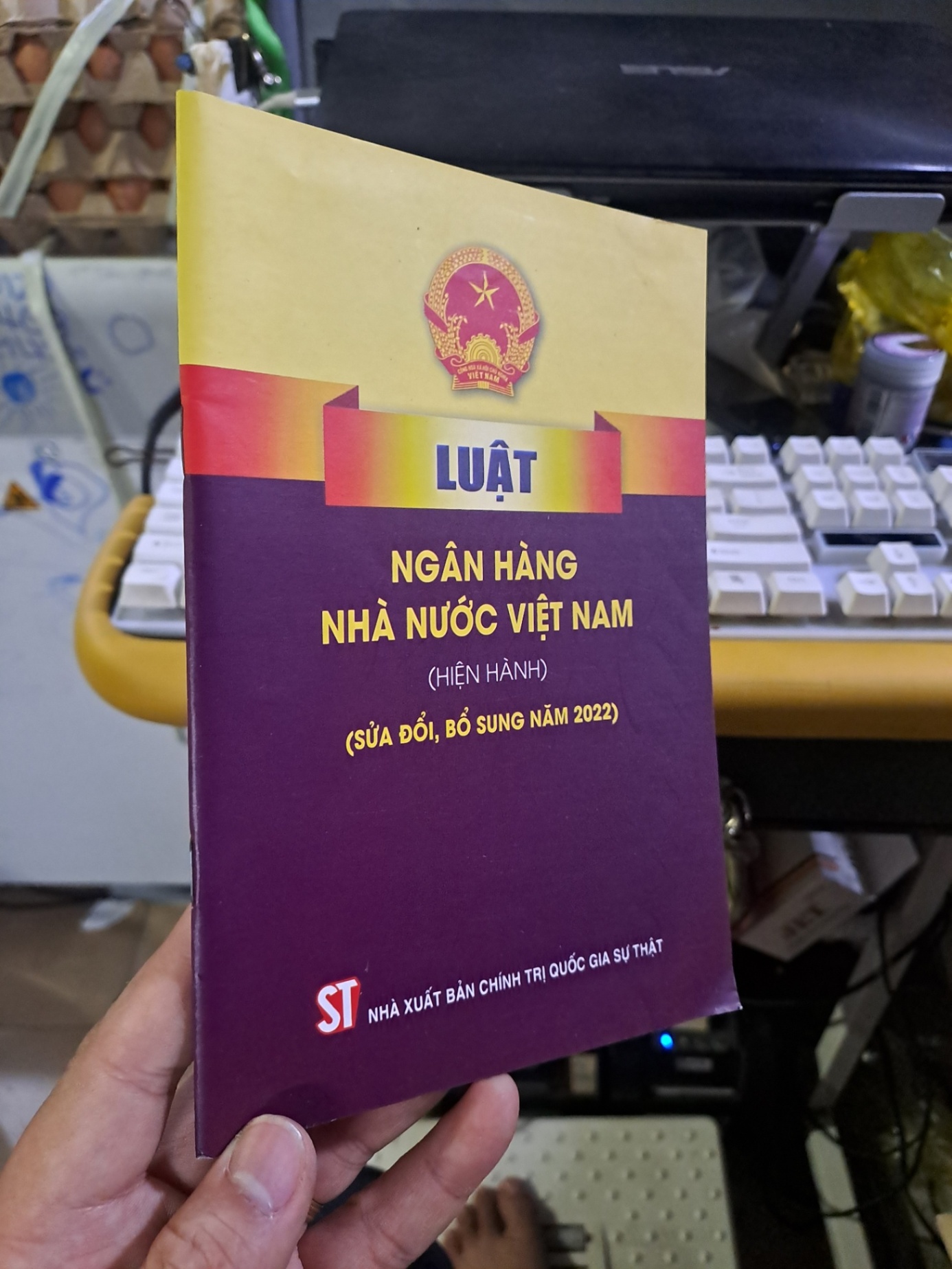 Luật ngân hàng nhà nước việt nam sửa đổi bổ sung 2022 GIÁO TRÌNH, CHUYÊN MÔN HCM1709 (NSX)