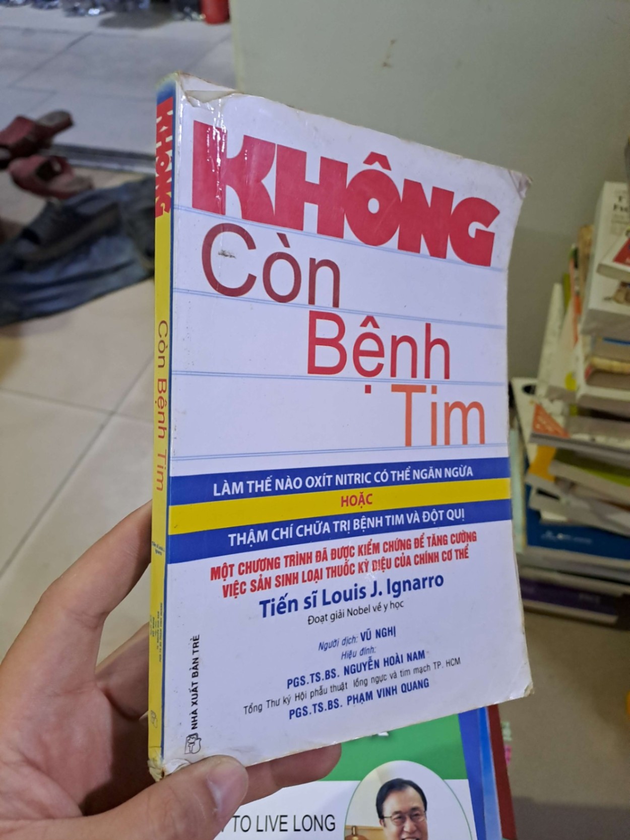 Không còn bệnh tim mới 80% ố vàng chóc bìa Tiến sĩ Louis J.Ignarrro SỨC KHỎE - THỂ THAO HCM2908 (NSX)