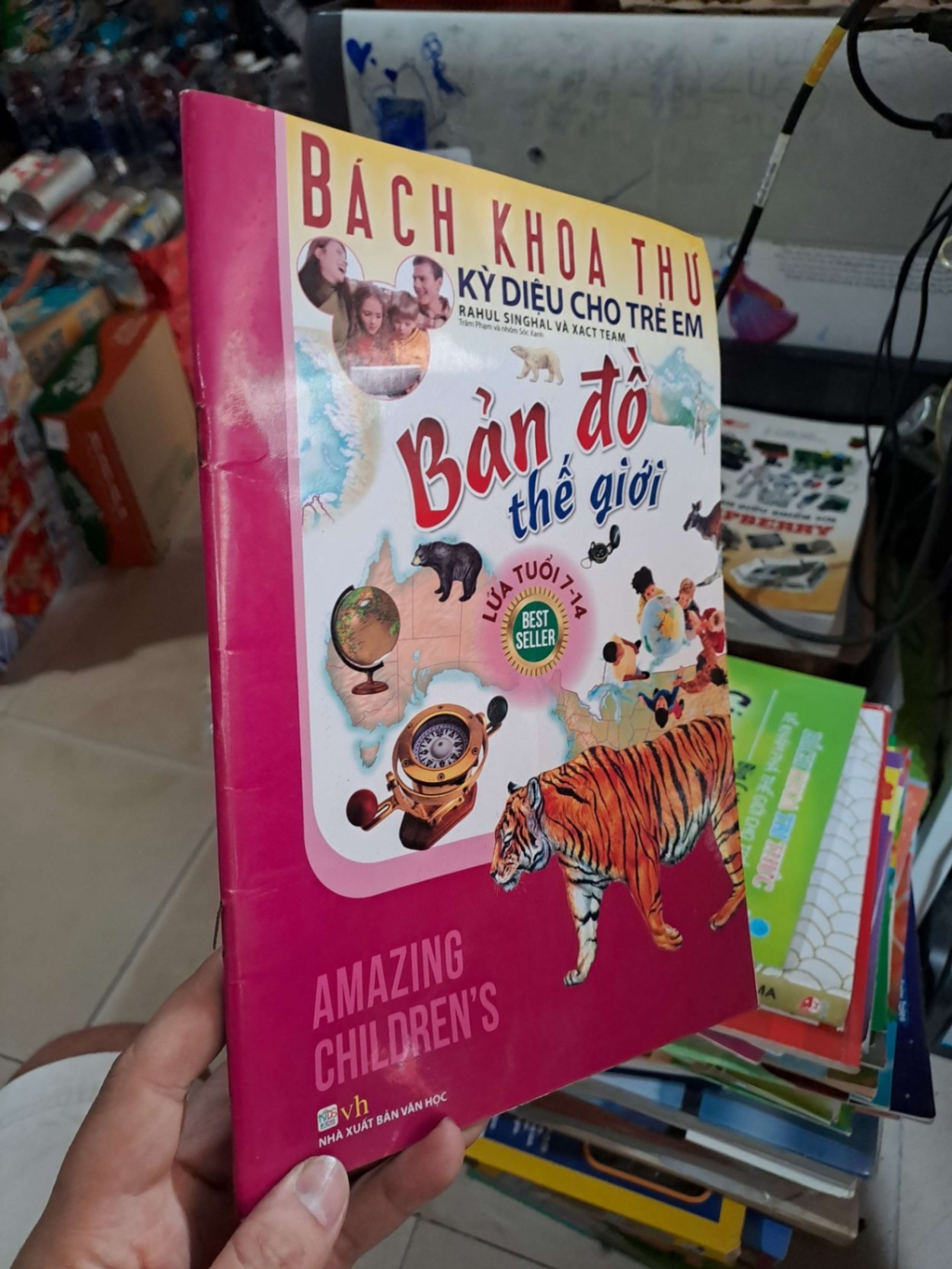 Bách Khoa Thư Kỳ Diệu Cho Trẻ Em - Bản Đồ Thế Giới Lứa Tuổi 7-14 - Rahul Singhal, XACT Team - - SÁCH ĐỒNG GIÁ 9K - HCM3012