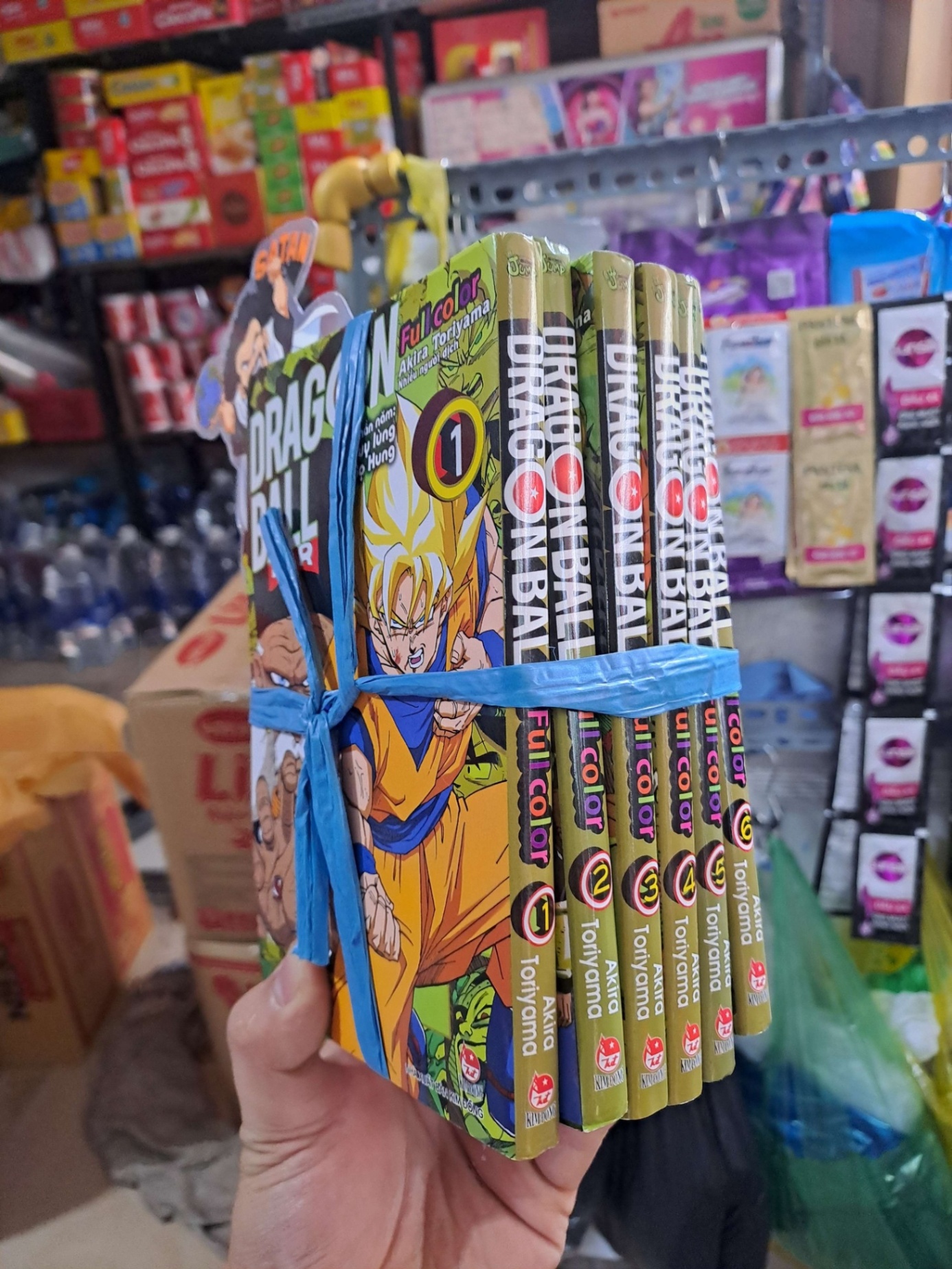6 cuốn truyện tranh dragonball màu Phần 5: Truy lùng cell bọ hung mới 90% TRUYỆN TRANH HCM3012