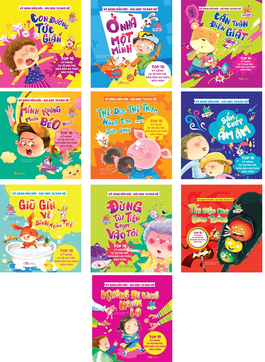 Kỹ năng đầu đời - Combo 10 cuốn - - LINHLANBOOKS - Sách Mẹ và bé