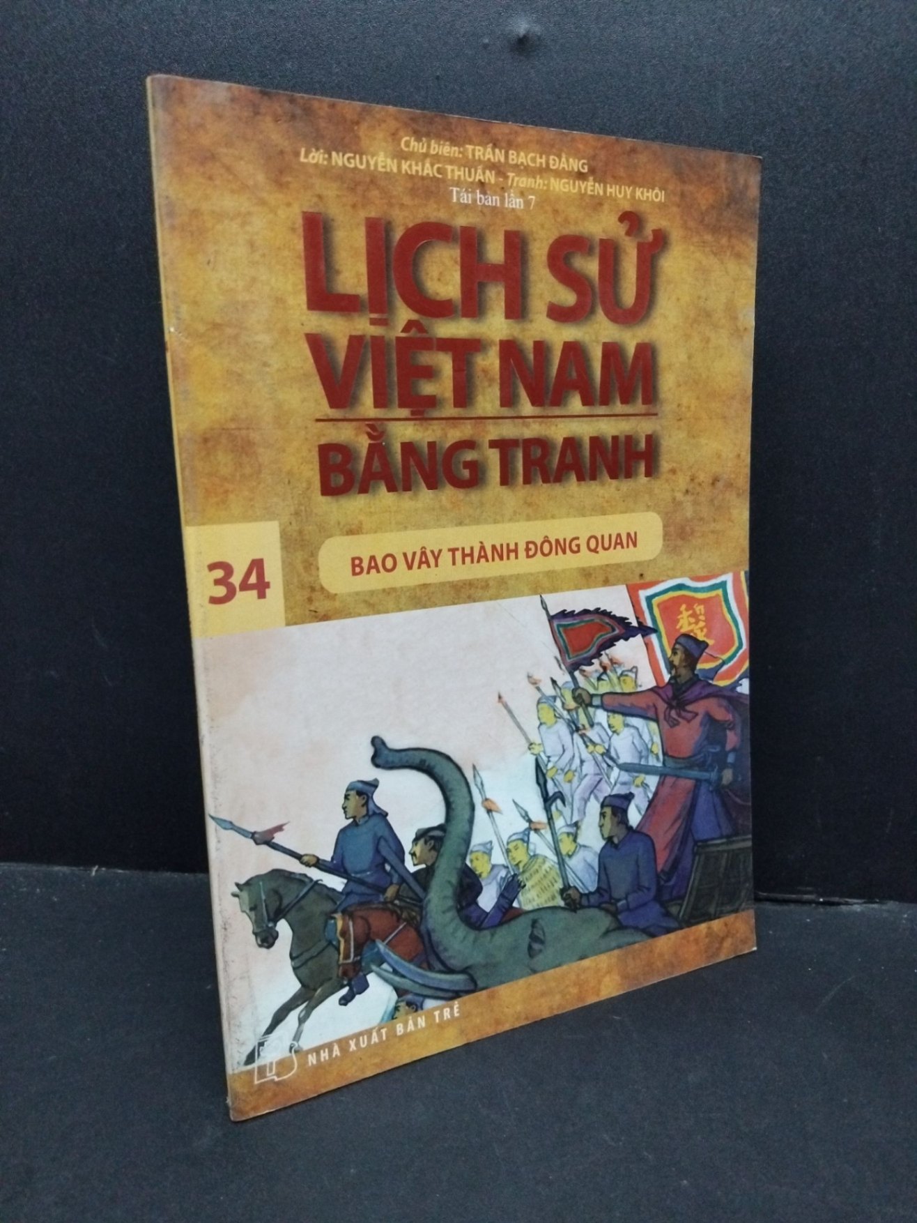Lịch sử Việt Nam bằng tranh tập 34 mới 90% bẩn nhẹ 2017 HCM1410 Trần Bạch Đằng LỊCH SỬ - CHÍNH TRỊ - TRIẾT HỌC