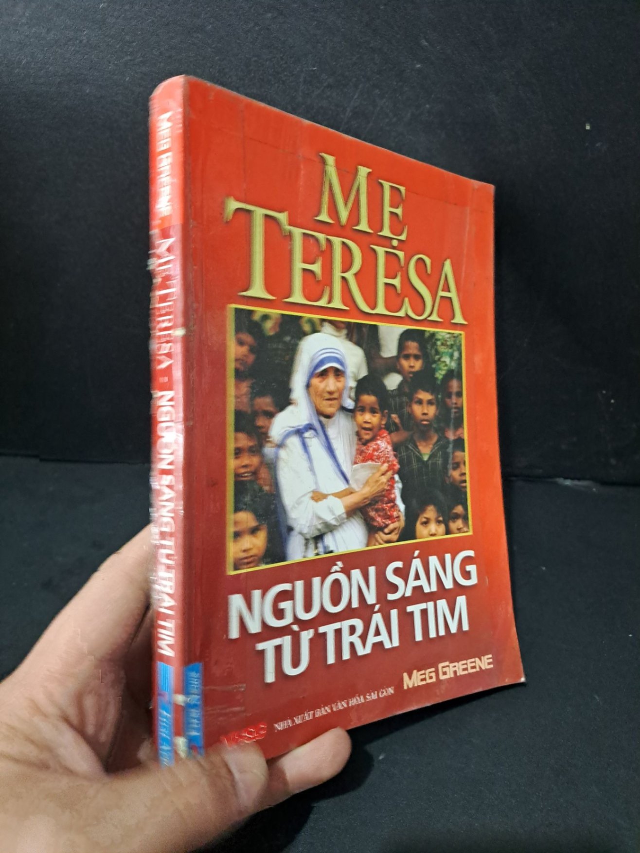 Mẹ Teresa Nguồn sáng từ trái tim mới 60% bẩn bìa, ố nhẹ, tróc gáy, mọt bìa 2010 Meg Greene HCM1604 DANH NHÂN (NSX)