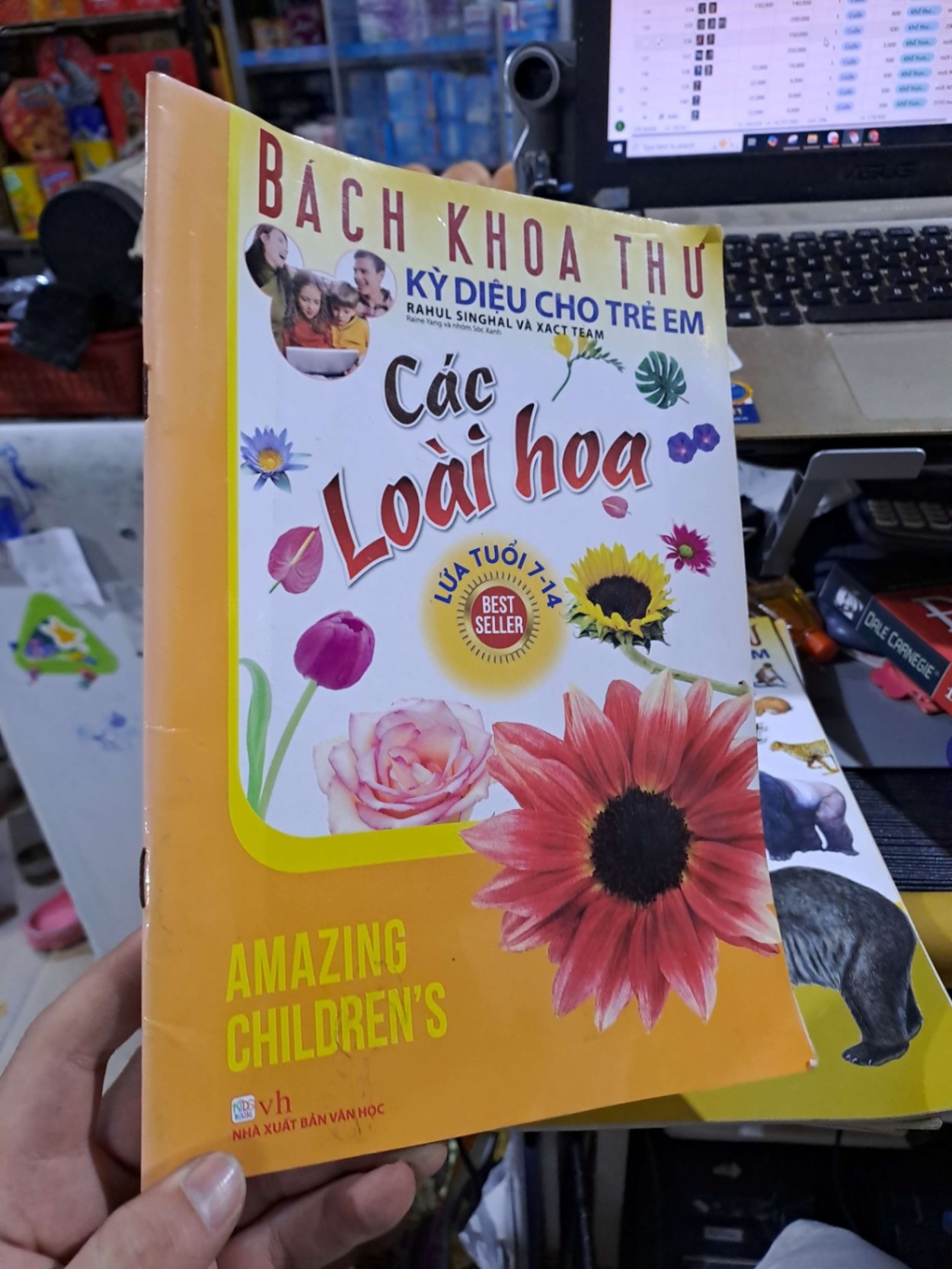 Bách Khoa Thư Kỳ Diệu Cho Trẻ Em - Các Loài Hoa Lứa Tuổi 7-14 - Rahul Singhal, Xact Team - - MẸ VÀ BÉ - HCM3012