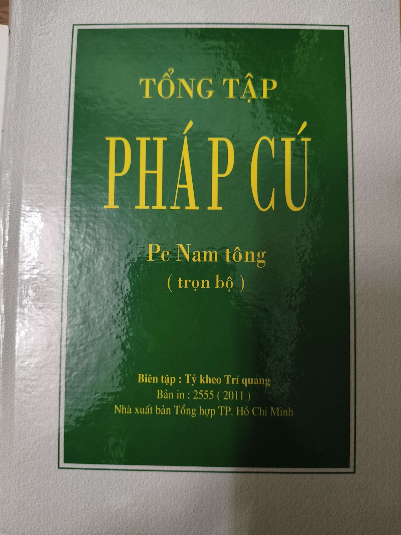 Tổng tập kinh pháp cú Nam tông L5 - 2011 - 1122 trang TÂM LINH - TÔN GIÁO - THIỀN ANTQ2012-140