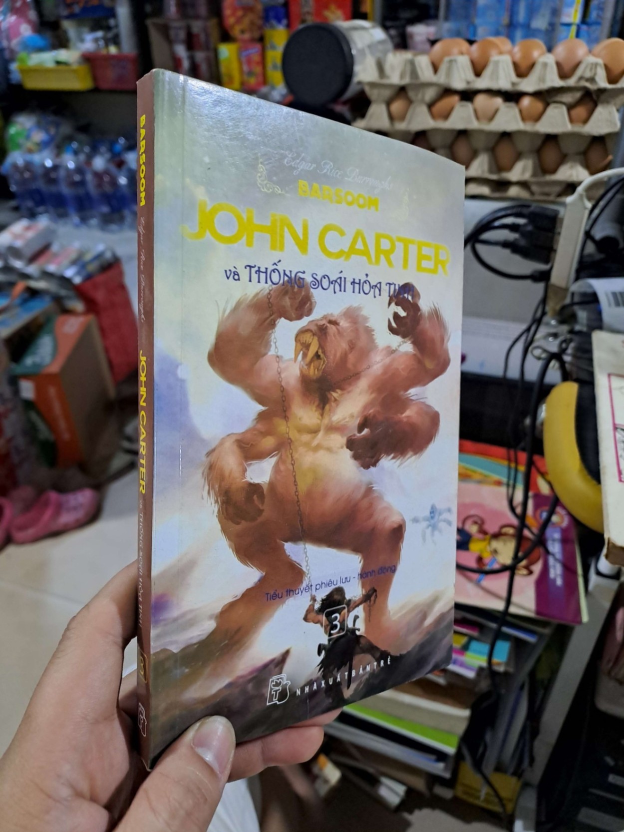 John Carter Và Thống Soái Hỏa Tinh - Edgar Rice Burroughs - 2012 mới 80% ố - VĂN HỌC - HCM3012 (NSX)