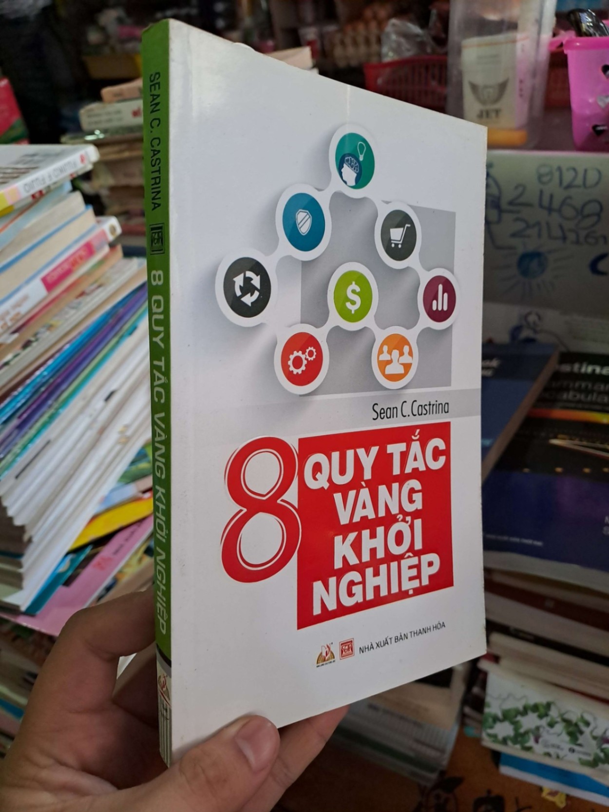 8 quy tắc vàng khởi nghiệp - Castrina - 2015 mới 80% ố - KỸ NĂNG - HCM0111 (NSX)