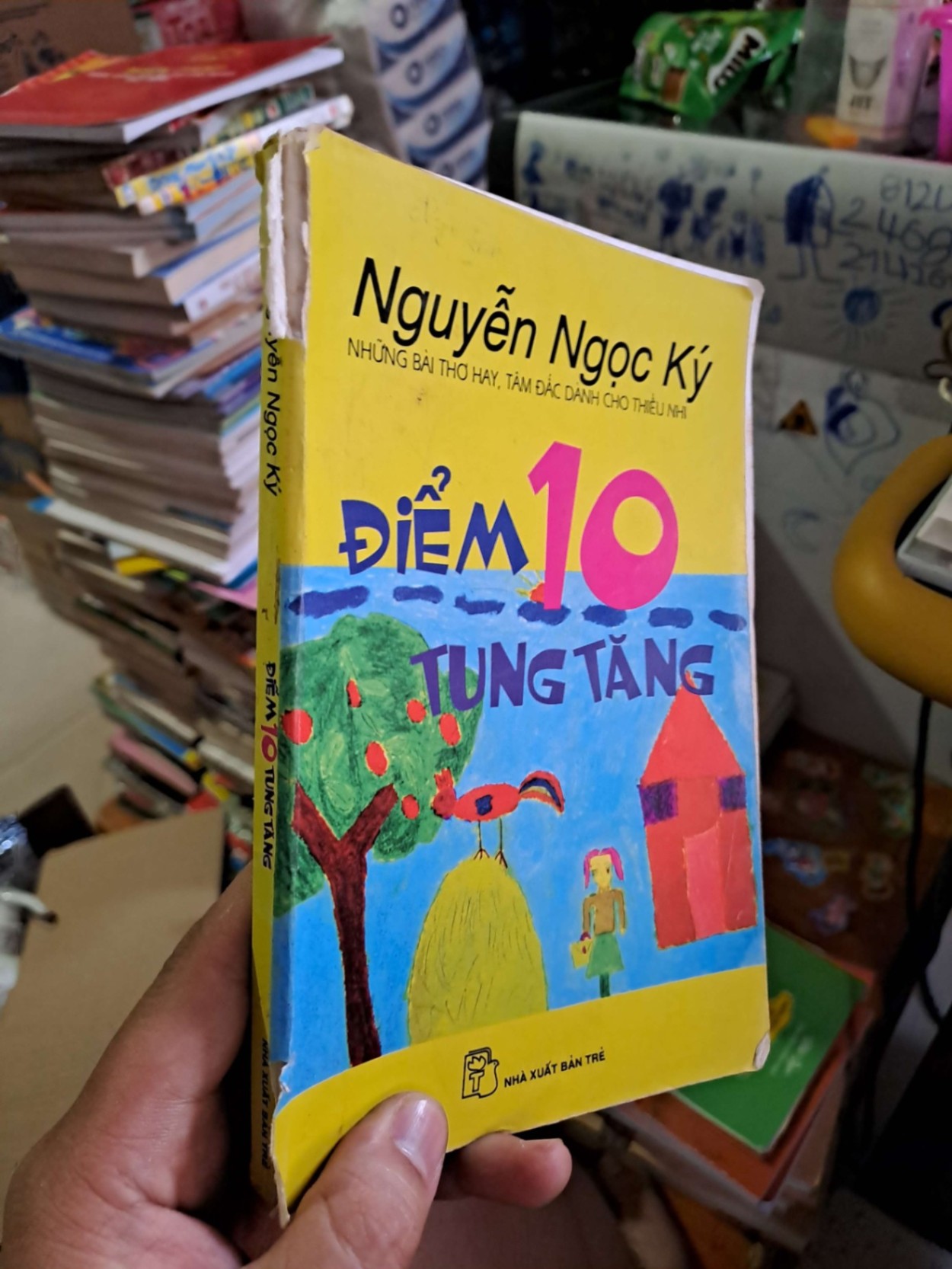 Điểm 10 tung tăng - Nguyễn Ngọc Ký - 2010 mới 70% ố rách bìa - VĂN HỌC - HCM0111