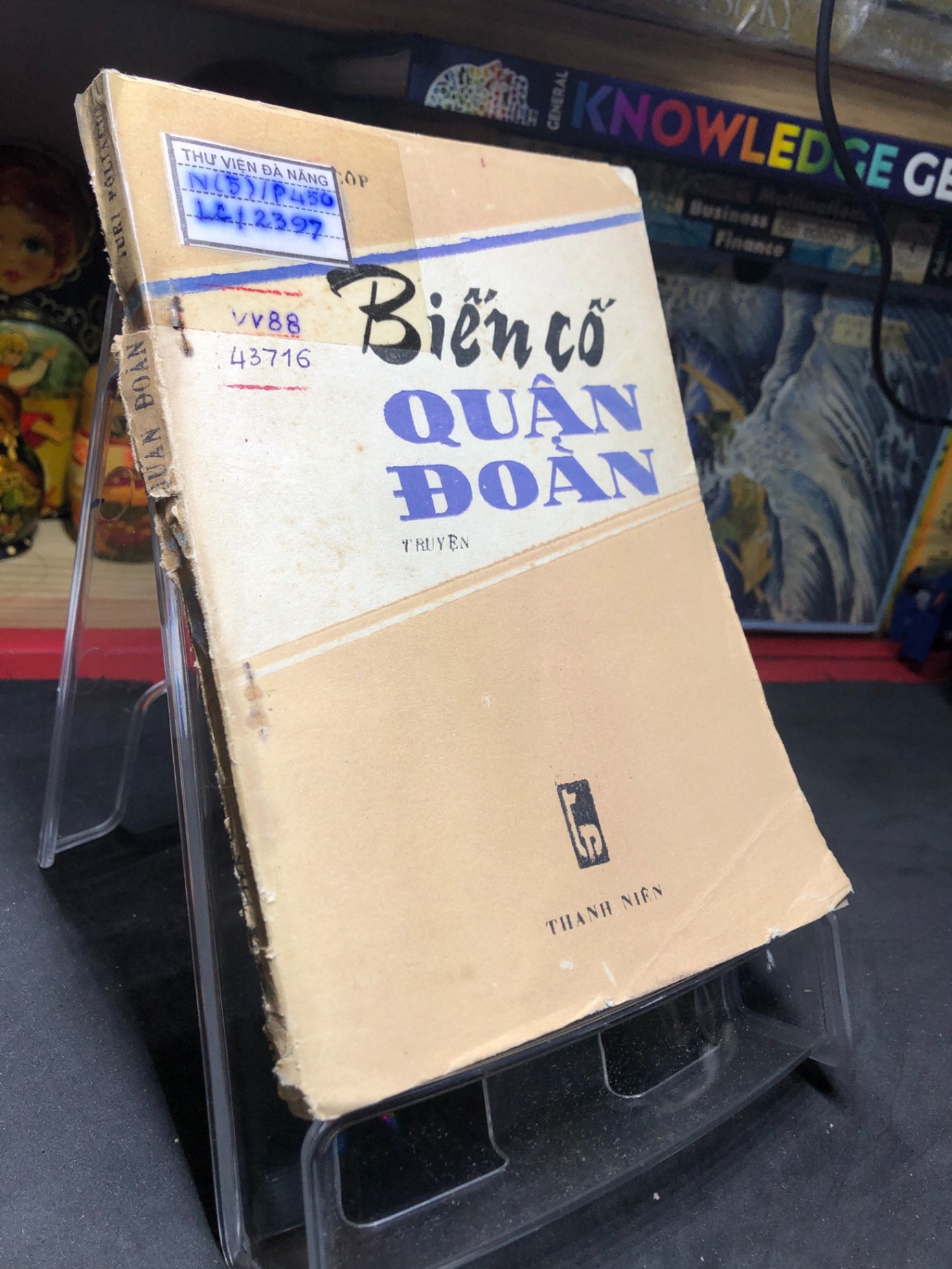 Biến cố quân đoàn 1987 mới 60% ố vàng bìa xấu tróc gáy Iuri Pollacop HPB0906 SÁCH VĂN HỌC (NSX)