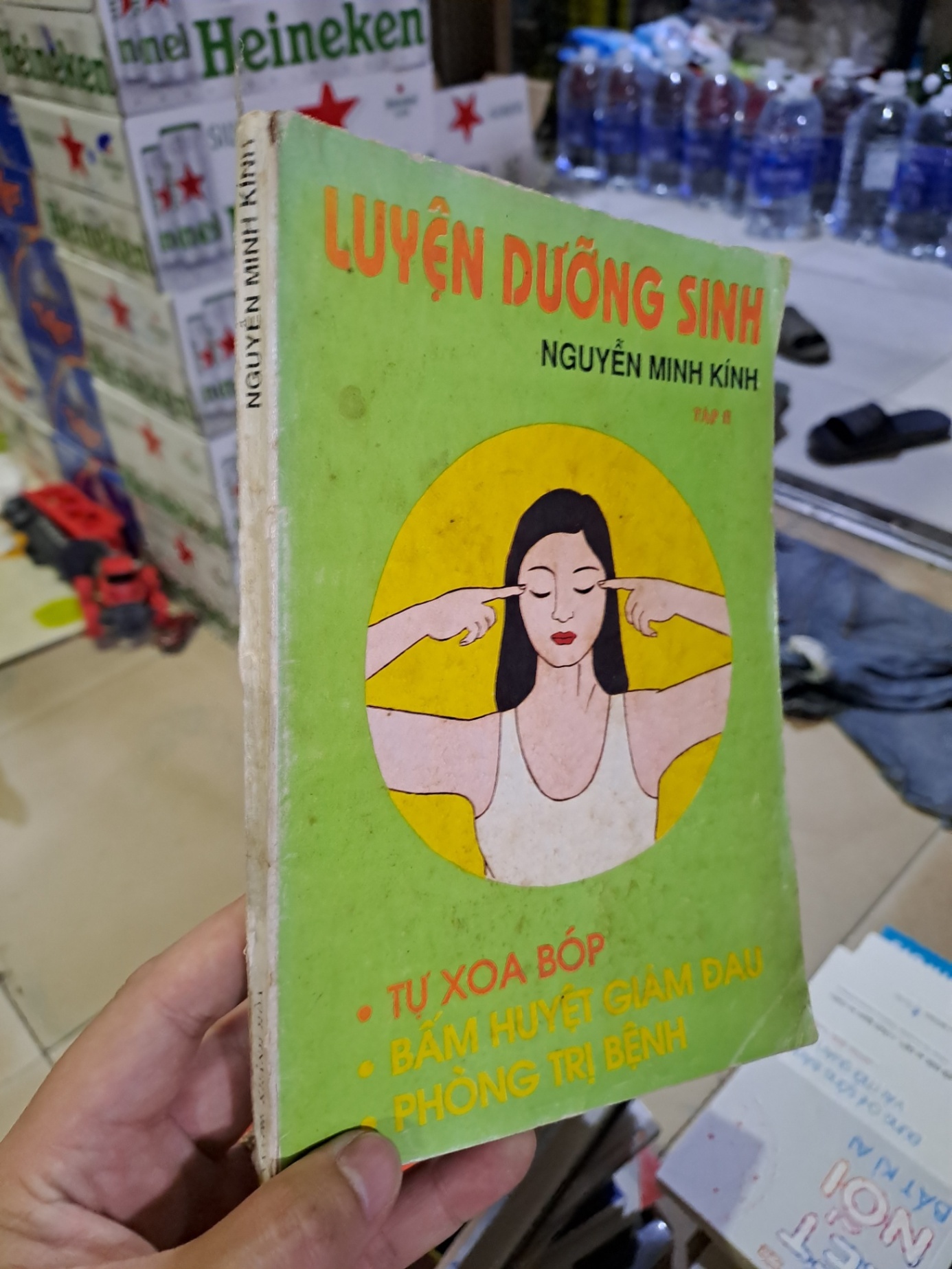 Luyện dưỡng sinh tập 2 Nguyễn Minh Kính mới 80% ố vàng 1991 HCM0308 SỨC KHỎE - THỂ THAO (NSX)