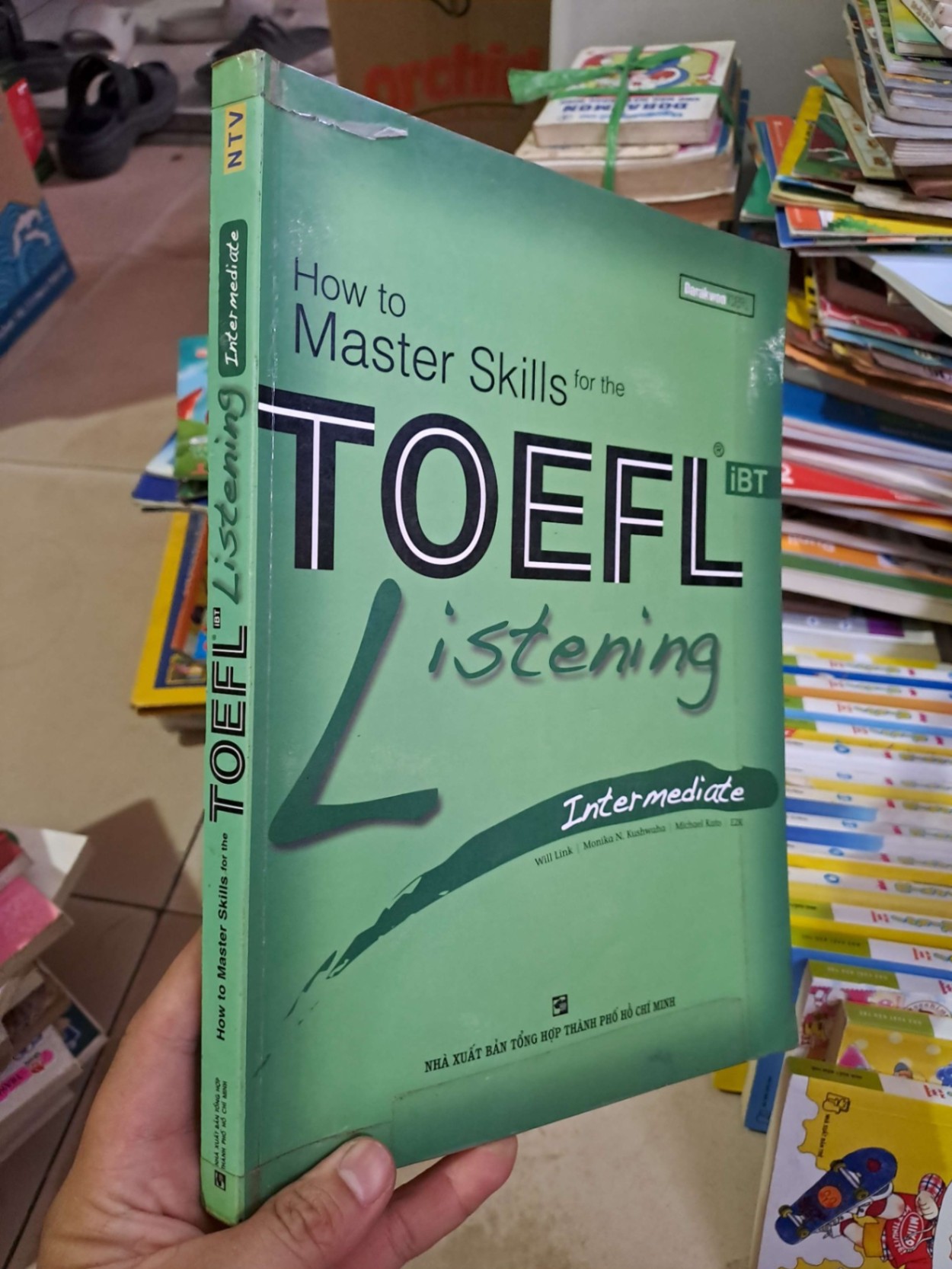 How to master skills for the TOEFL listening intermediate - mới 80% ố - SÁCH ĐỒNG GIÁ 29K - HCM0111