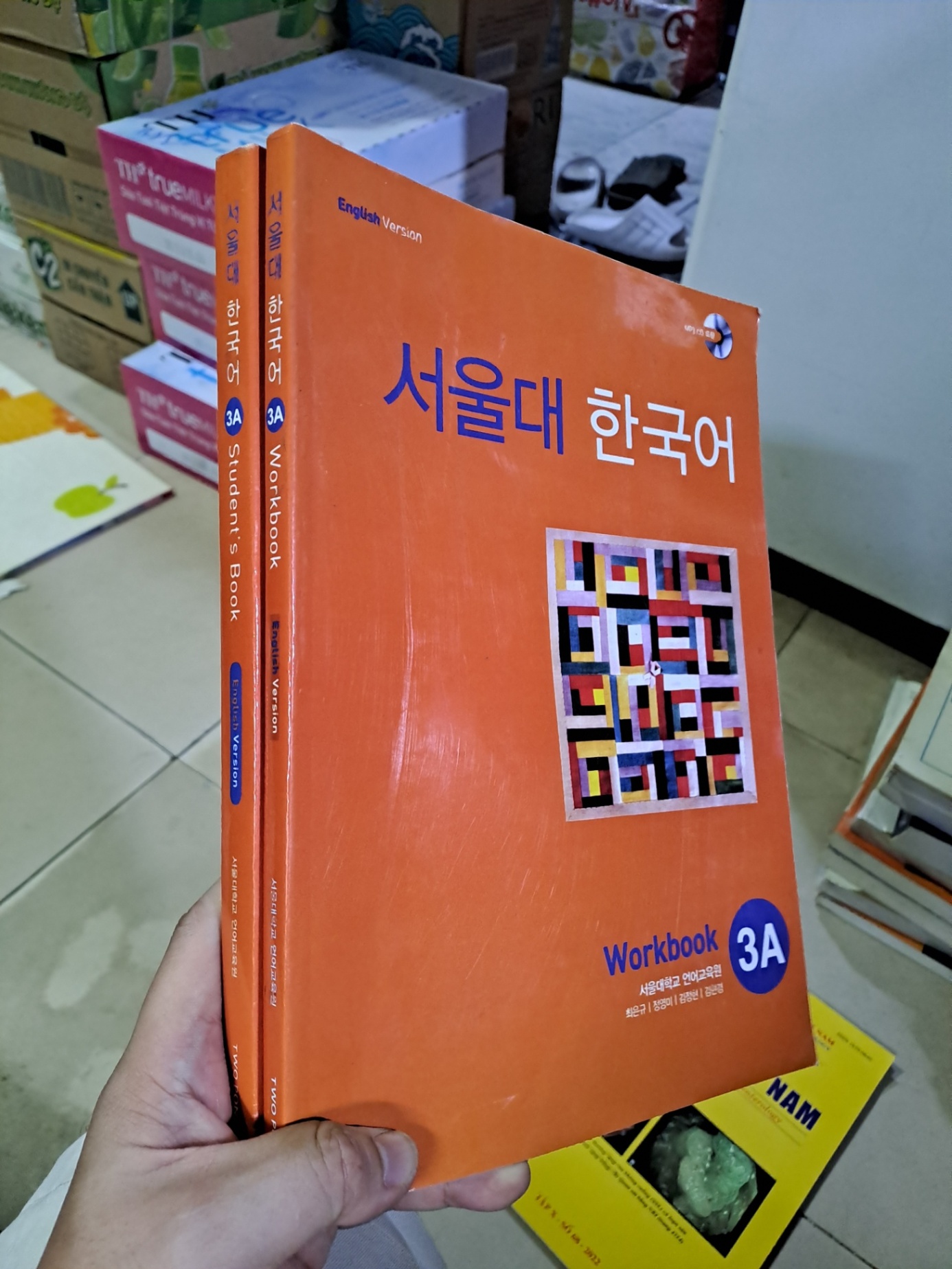 Bộ 2 cuốn tiếng hàn 3A Workbook + Student's book in màu HCM0808 HỌC NGOẠI NGỮ