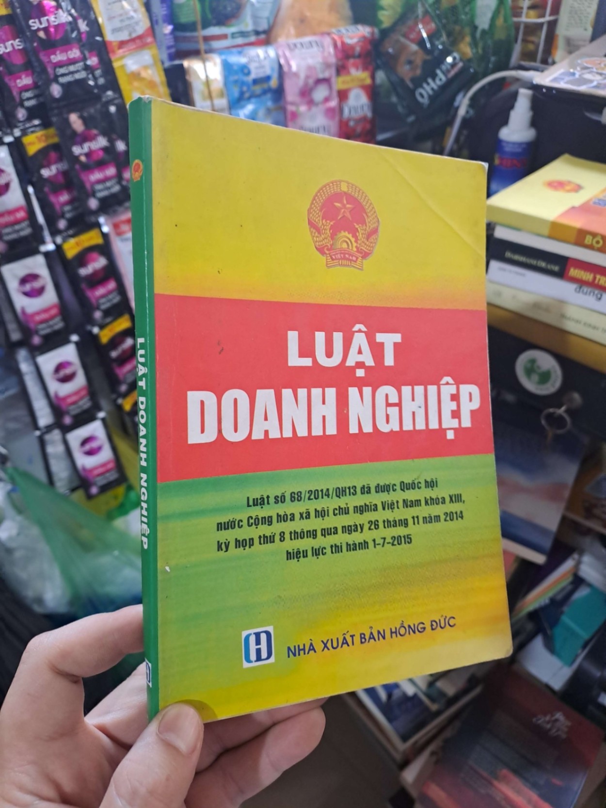 Luật Doanh Nghiệp 2015 mới 80% có highlight, viết GIÁO TRÌNH, CHUYÊN MÔN HCM3012 (NSX)