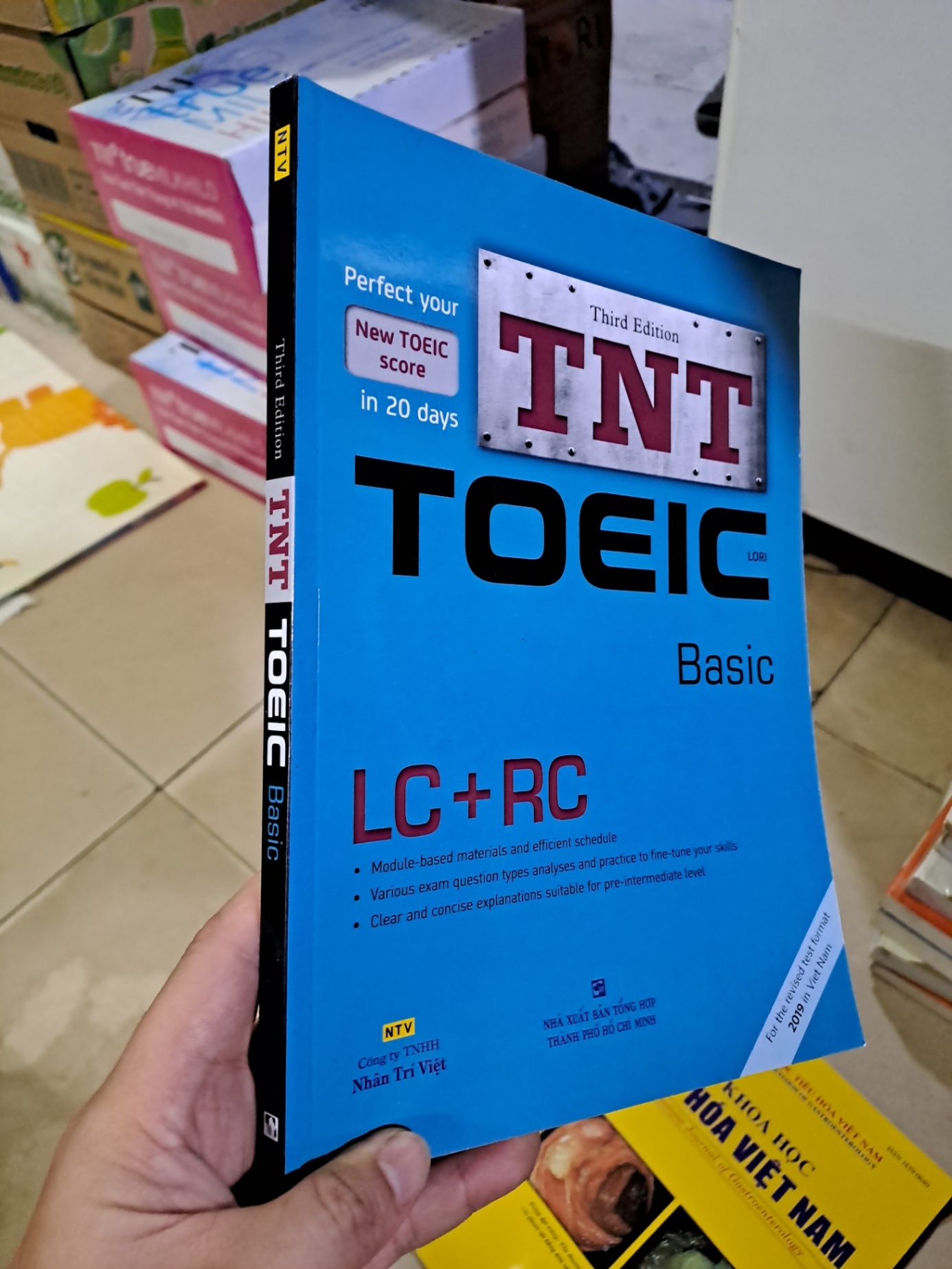 TNT Toeic basic LC+RC mới 90% kèm CD 2019 HCM0808 HỌC NGOẠI NGỮ