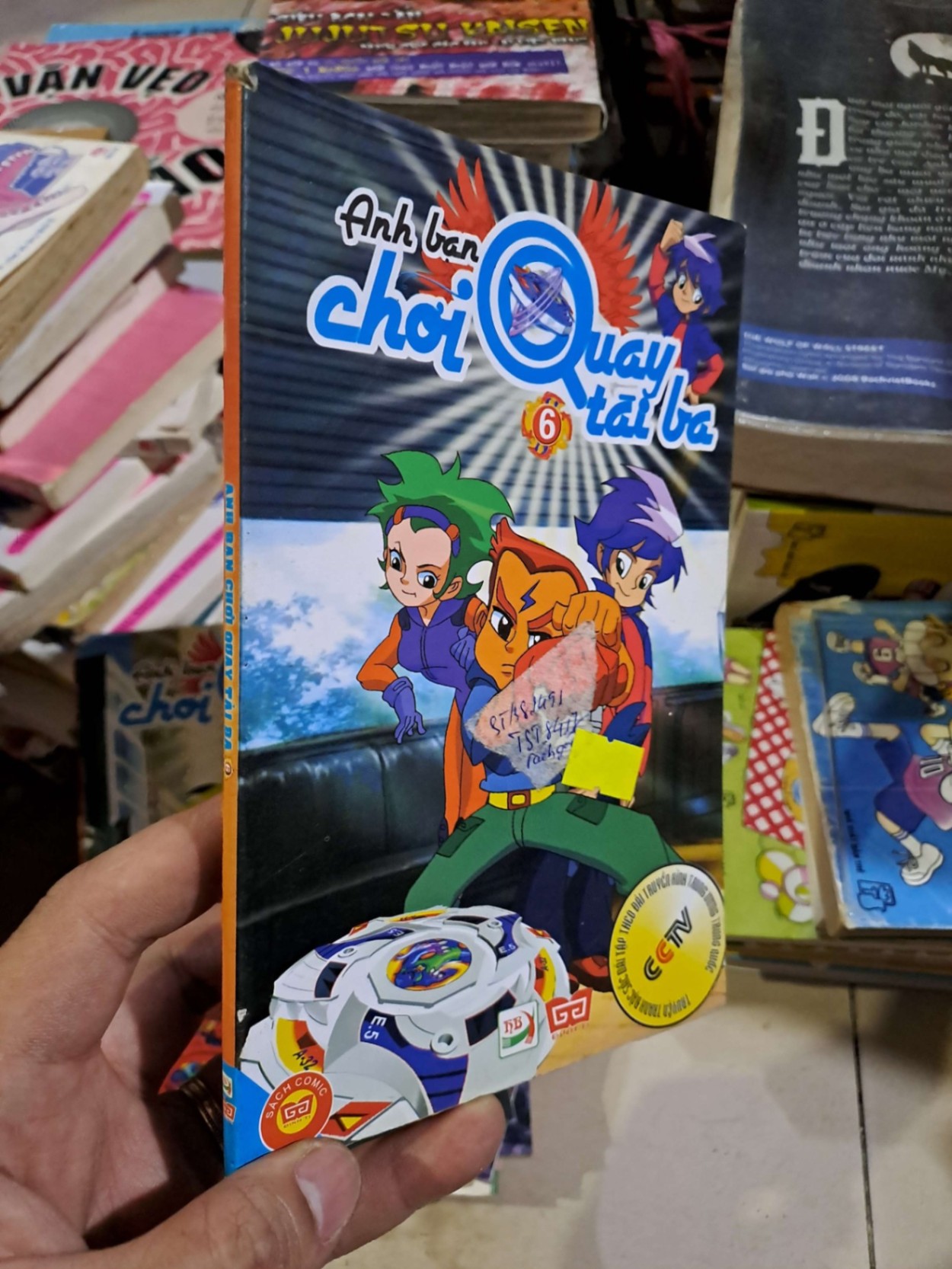 Anh bạn chơi quay tài ba 6 - - SÁCH ĐỒNG GIÁ 5K - HCM0111