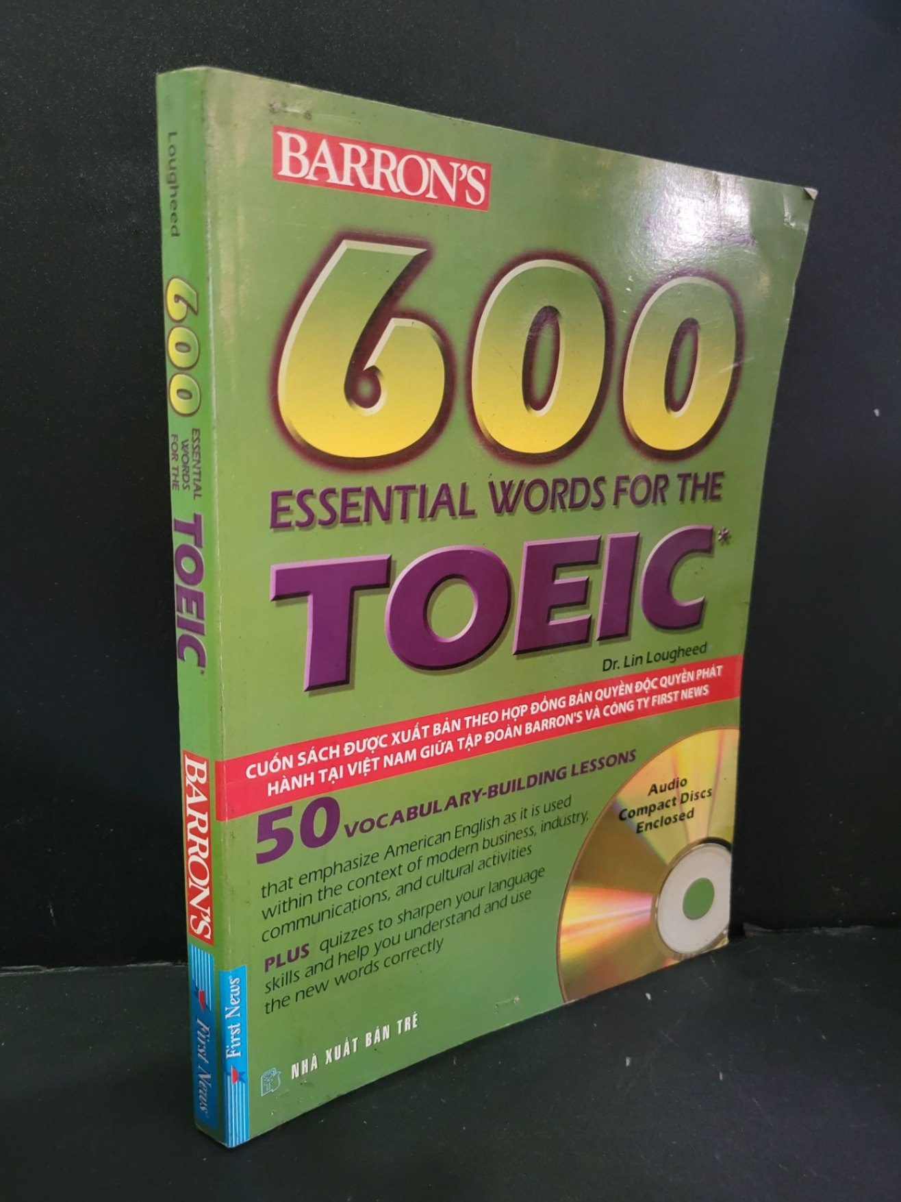 600 Essential words for the toeic second edition mới 80% bẩn bìa, ố nhẹ, có chữ ký 2007 Dr. Lin Lougheed HCM3004 HỌC NGOẠI NGỮ
