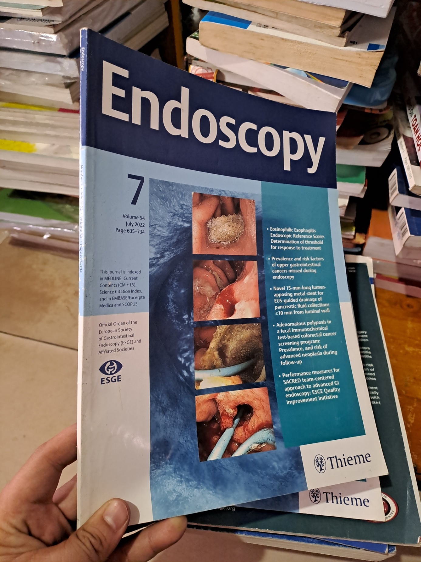 Endoscopy 7 volume 54 7/2022 HCM0808 TẠP CHÍ, THIẾT KẾ, THỜI TRANG