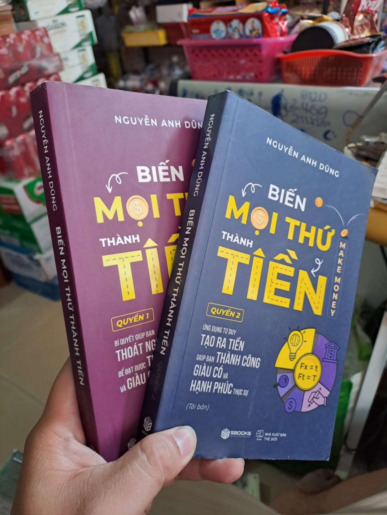 Biến mọi thứ thành tiền (2 quyển) - Nguyễn Anh Dũng KỸ NĂNG HCM0910 (NSX)