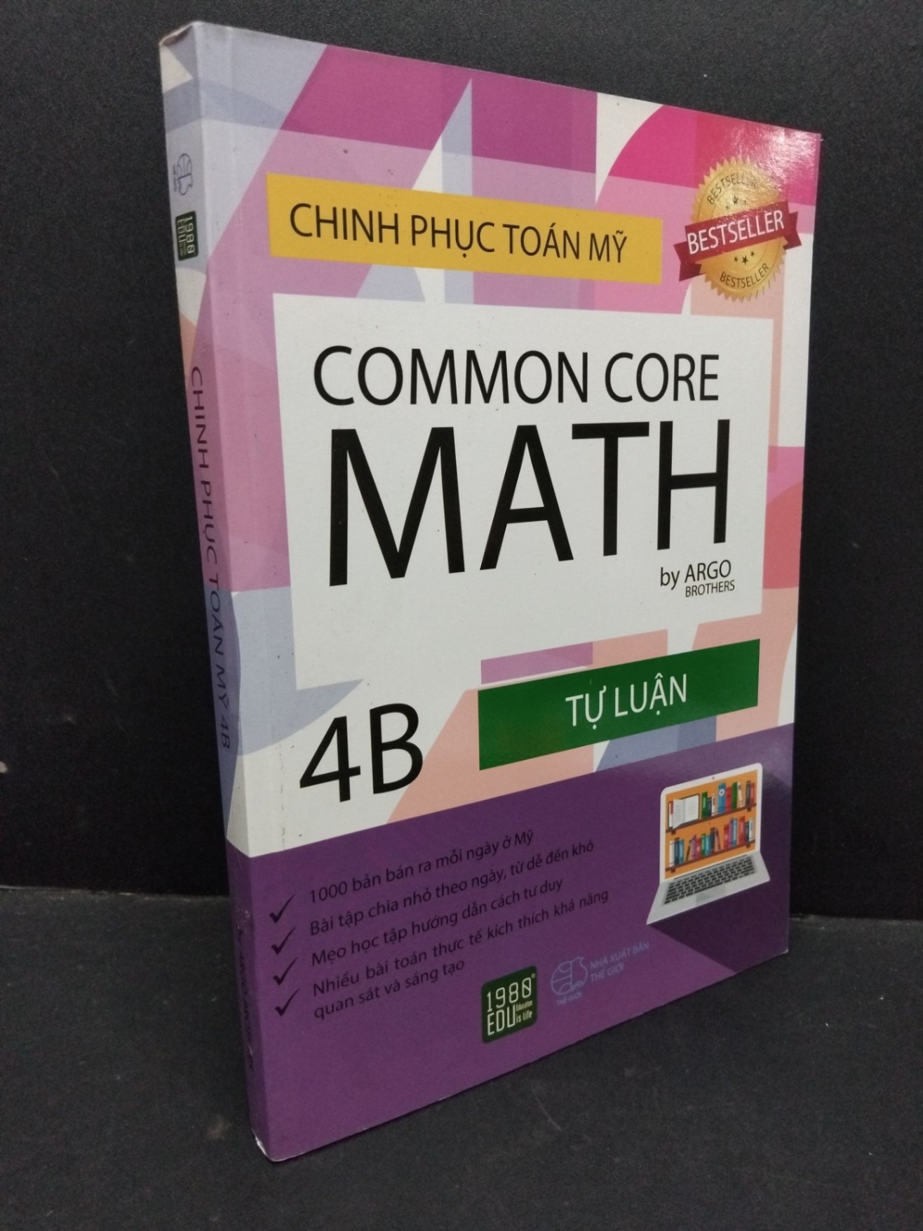 Chinh phục toán Mỹ 4B mới 80% bẩn ố nhẹ 2018 HCM1710 GIÁO TRÌNH, CHUYÊN MÔN