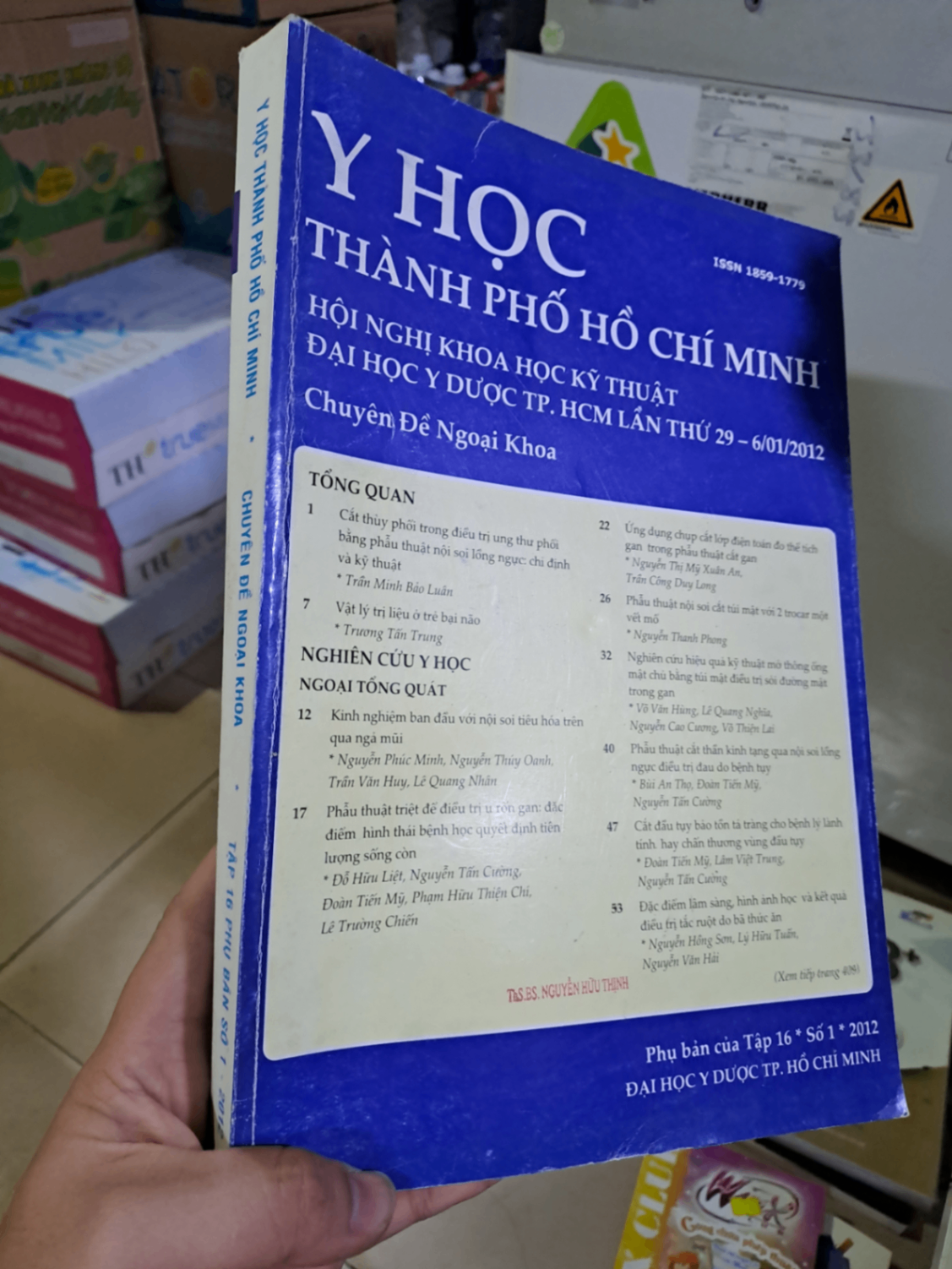 Chuyên đề ngoại khoa tập 16 phụ bản số 1 2012 y học TP.Hồ Chí Minh HCM0808 TẠP CHÍ, THIẾT KẾ, THỜI TRANG