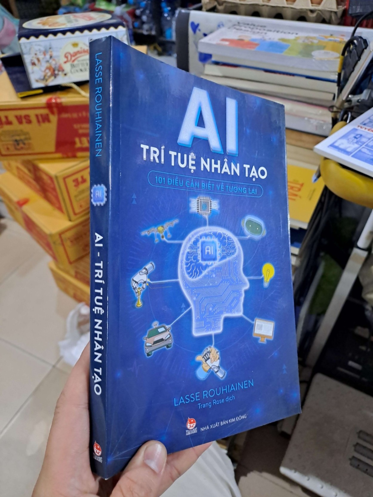 AI Trí Tuệ Nhân Tạo - 101 Điều Cần Biết Về Tương Lai - Lasse Rouhiainen - 2021 mới 90% - KỸ NĂNG - HMT3012 (NSX)