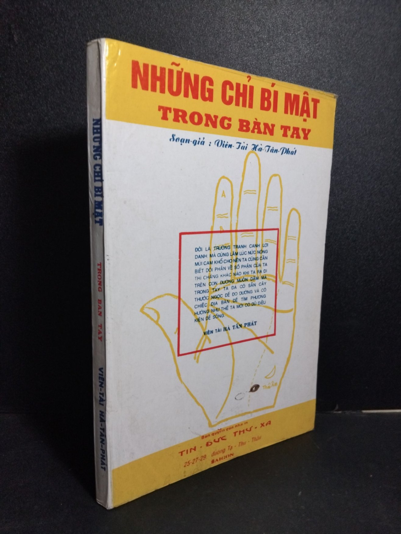 Những chỉ bí mật trong bàn tay mới 80% bẩn bìa, ố vàng HCM2101 Viên Tài - Hà Tấn Phát TÂM LINH - TÔN GIÁO - THIỀN (NSX)