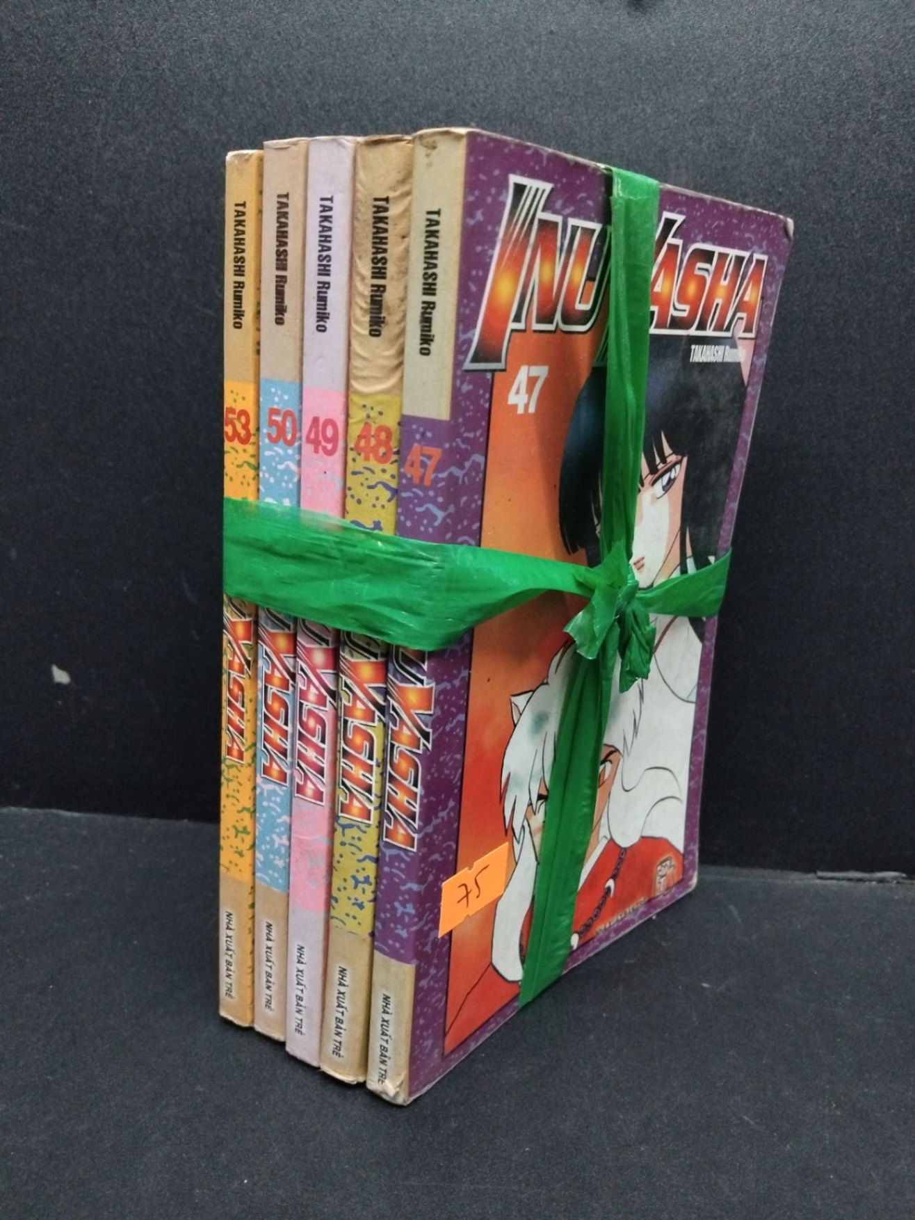 Bộ 5 tập (47, 48, 49, 50, 53) InuYasha mới 70% ố ẩm HCM1008 Takahashi Rumiko TRUYỆN TRANH