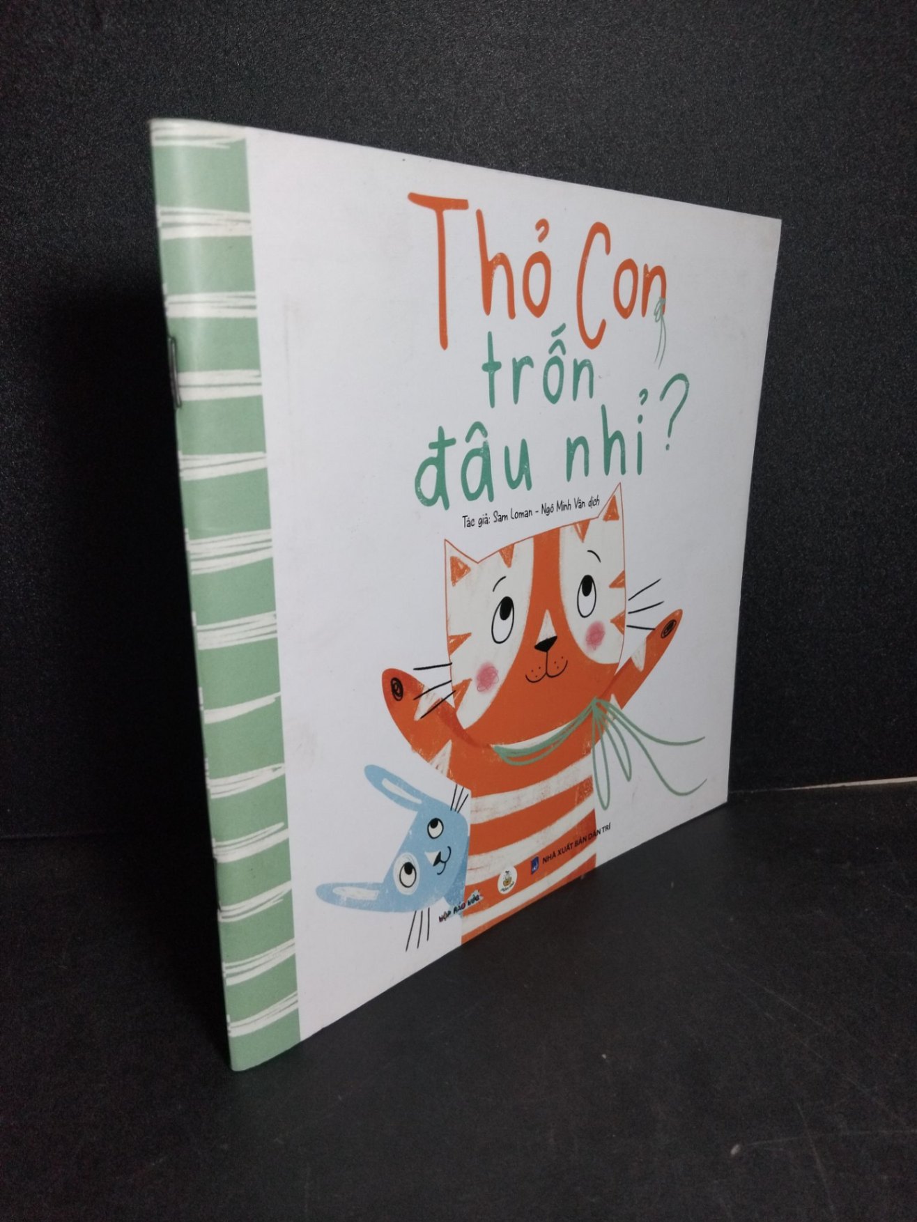 Thỏ con trốn đâu nhỉ ? - Have you seen Bunny ? (sách tranh song ngữ) mới 90% bẩn 2024 Sam Loman HCM2103 MẸ VÀ BÉ