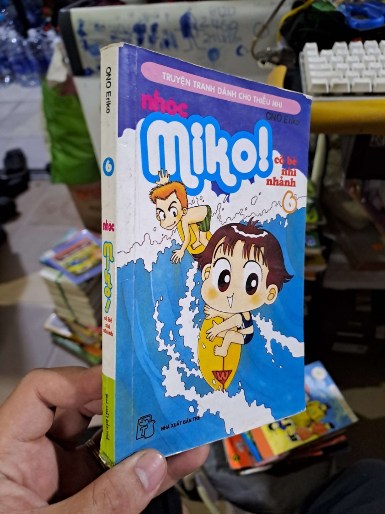 Nhóc Miko cô bé nhí nhảnh 6 - Eriko - - SÁCH ĐỒNG GIÁ 5K - HCM0111