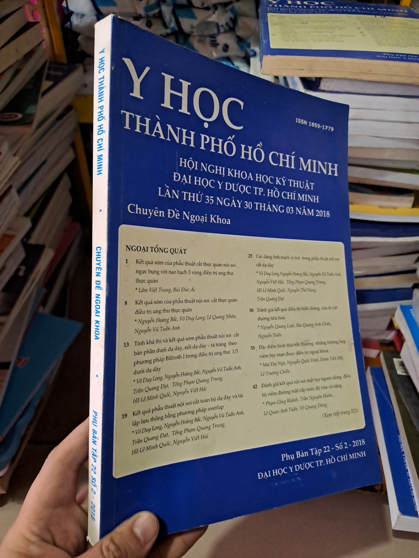 Y học thành phố hồ chí minh số đặc biệt chuyên đề ngoại khoa tổng quát tập 22 số 2 2018 HCM0808 TẠP CHÍ, THIẾT KẾ, THỜI TRANG