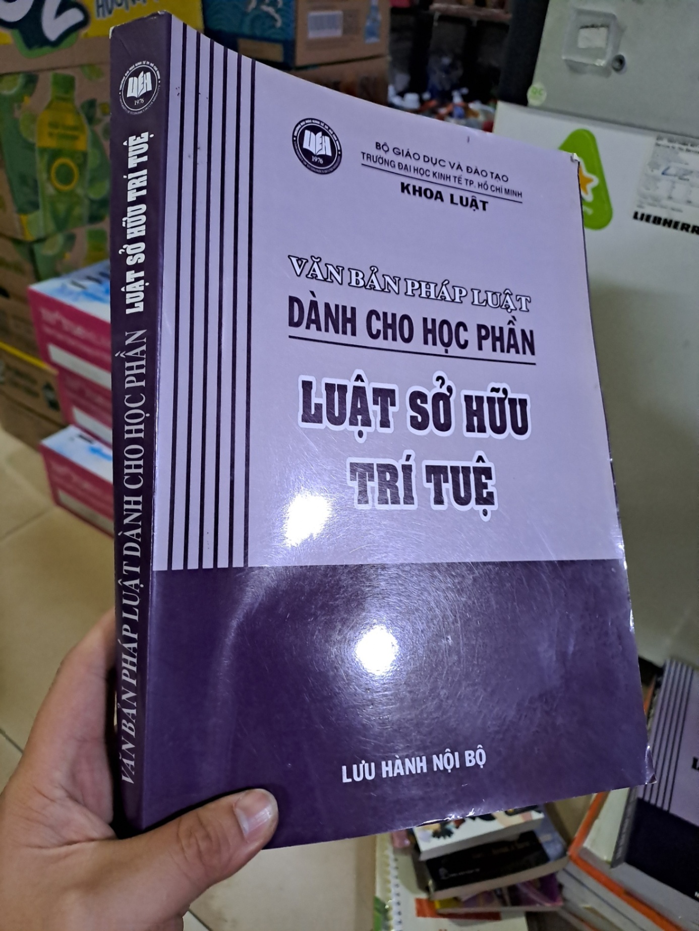 Văn bản pháp luật dành cho học phần Luật sở hữu trí tuệ mới 80% Trường đại học kinh tế TP.HCM 2017 HCM0808 GIÁO TRÌNH, CHUYÊN MÔN