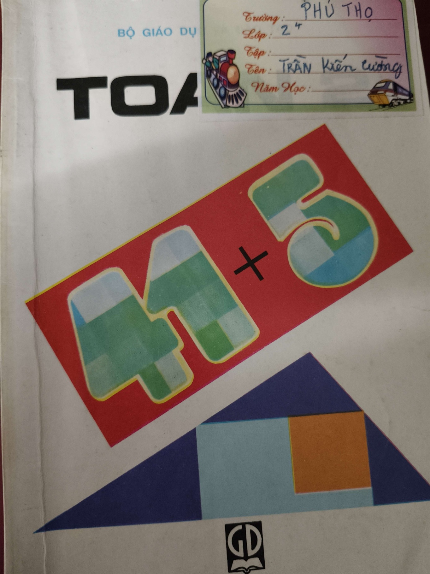 Toán lớp 2 GIÁO KHOA ANTQ0810