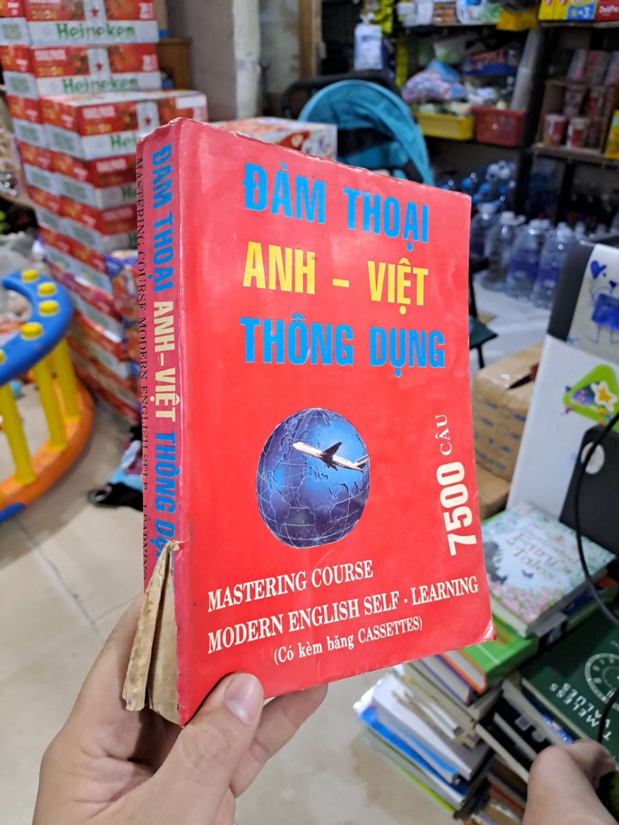 Đàm Thoại Anh - Việt Thông Dụng 7500 Câu - 1994 mới 80% ố - HỌC NGOẠI NGỮ - HCM3012 (NSX)