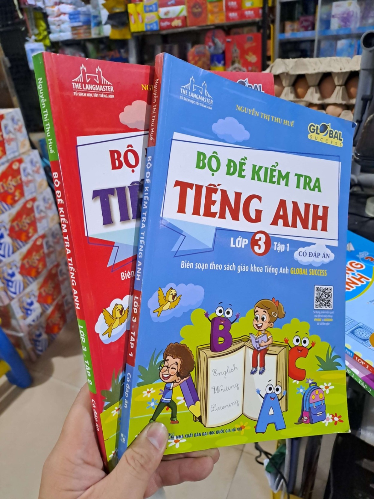 Bộ Đề Kiểm Tra Tiếng Anh Lớp 3 (2 Tập) - Nguyễn Thị Thu Huế - 2024 mới 90% - HỌC NGOẠI NGỮ - HCM3012 (NSX)