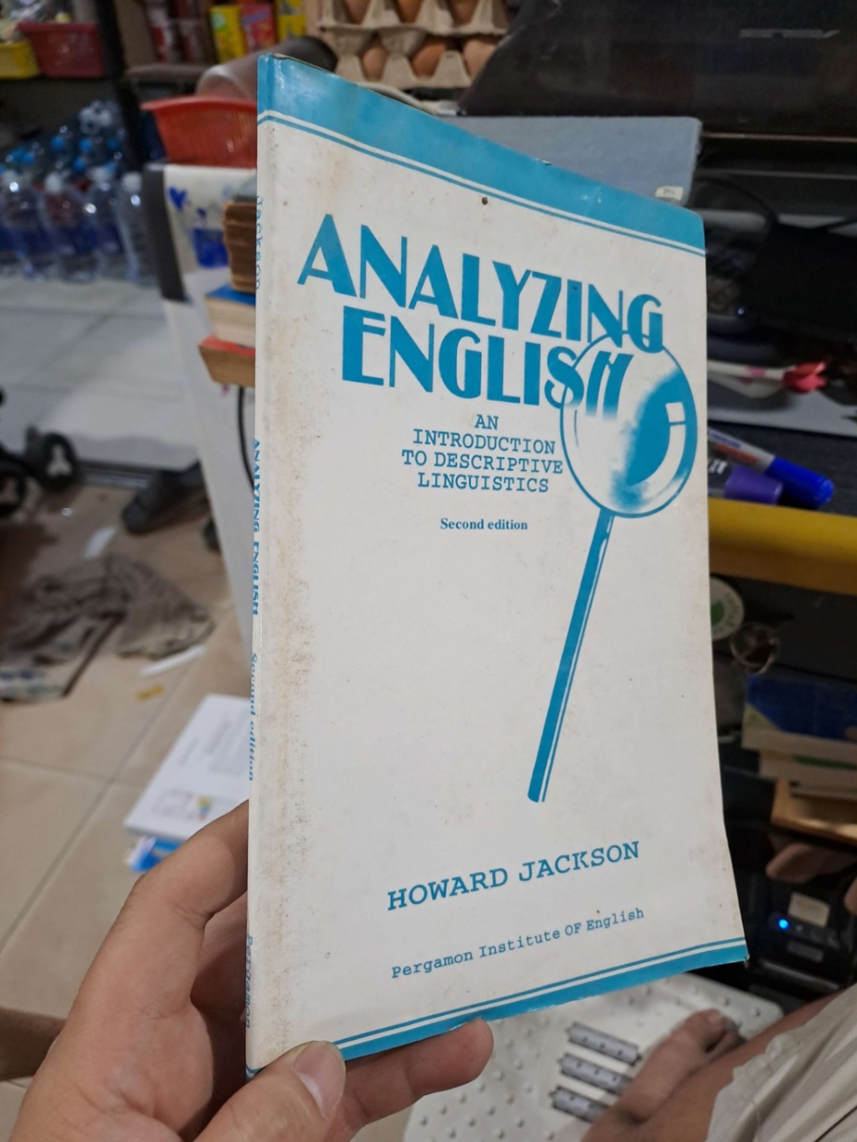 Analyzing English (An Introduction To Descriptive Linguistics - Second Edition) - Howard Jackson - mới 80% - HỌC NGOẠI NGỮ - HCM3012