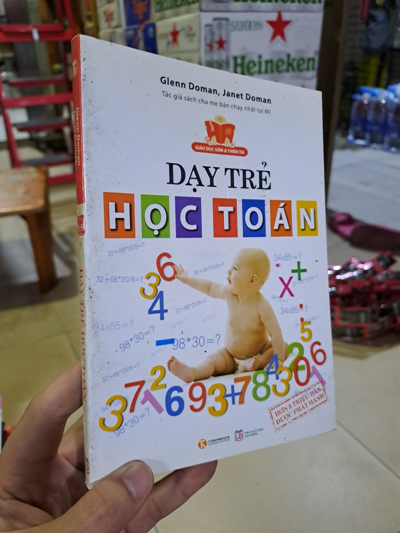 Dạy trẻ học toán mới 80% bẩn bìa, ố nhẹ Glenn Doman 2013 HCM0308 MẸ VÀ BÉ