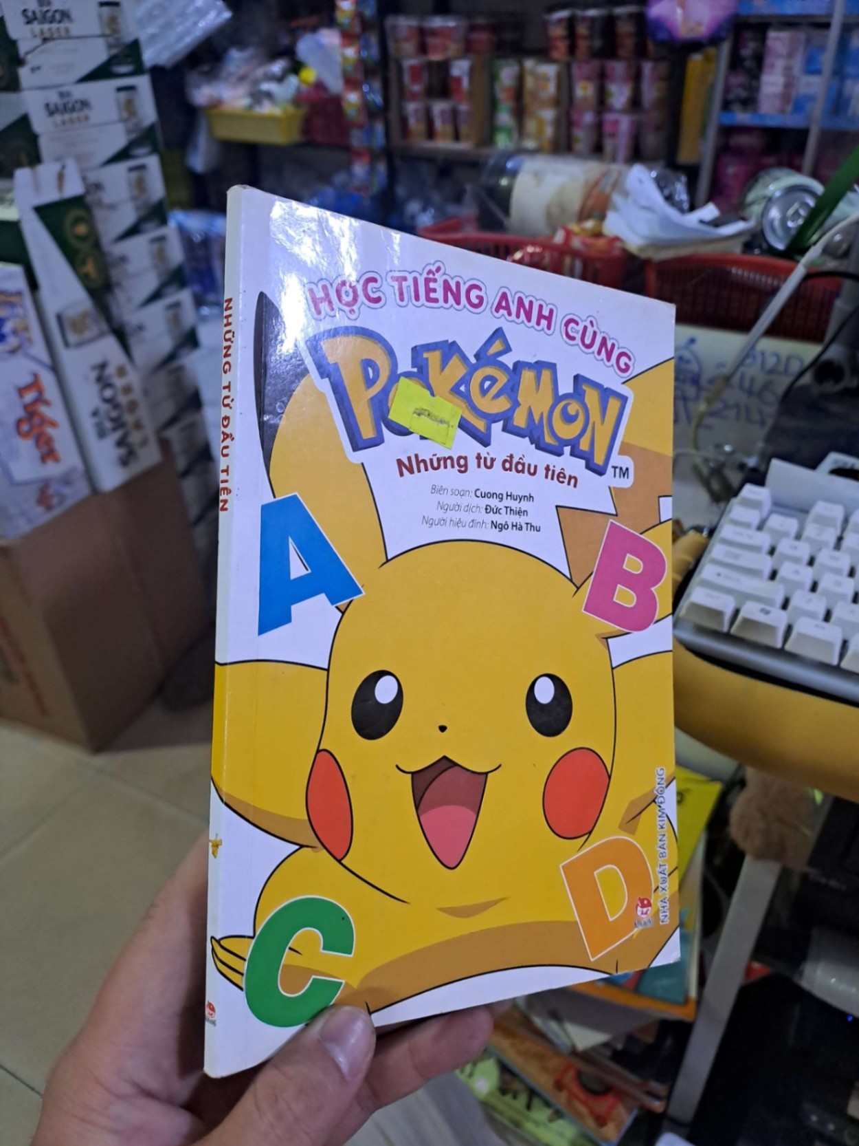 Học tiếng anh cùng pokemon những từ đầu tiên HCM0109 SÁCH ĐỒNG GIÁ 19K