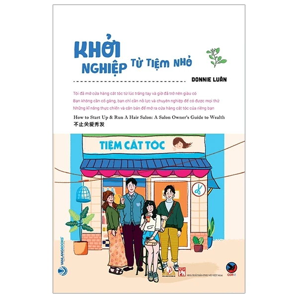 Khởi nghiệp từ tiệm nhỏ - Donnie Luân - 13/04/2020 (XB) - Văn lang