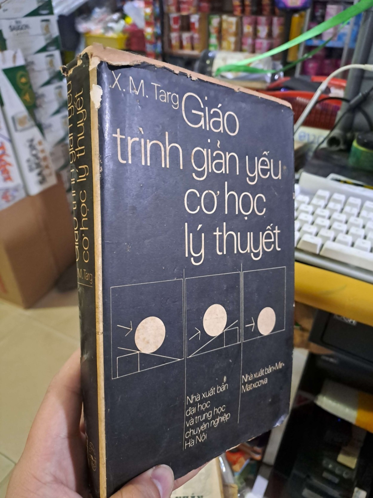 Giáo trình giản yếu cơ học lý thuyết 1979 mới 80% bìa cứng, ố NXB Matxcova HCM0109 GIÁO TRÌNH, CHUYÊN MÔN (NSX)