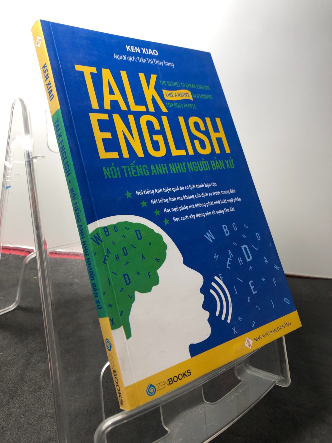 Talk English Nói tiếng anh như người bản xứ 2018 mới 90% Ken Xiao HPB2808 HỌC NGOẠI NGỮ (NSX)