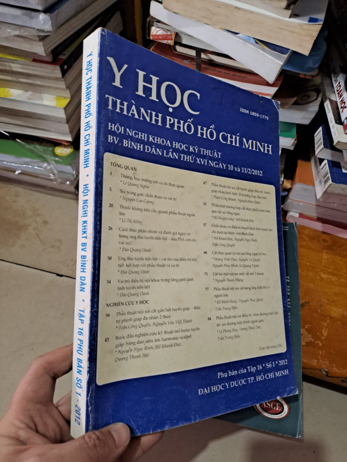Y học thành phố hồ chí minh hội nghị khoa học kỹ thuật BV bình dân lần thứ XVII tập 16 số 1 2012 HCM0808 TẠP CHÍ, THIẾT KẾ, THỜI TRANG