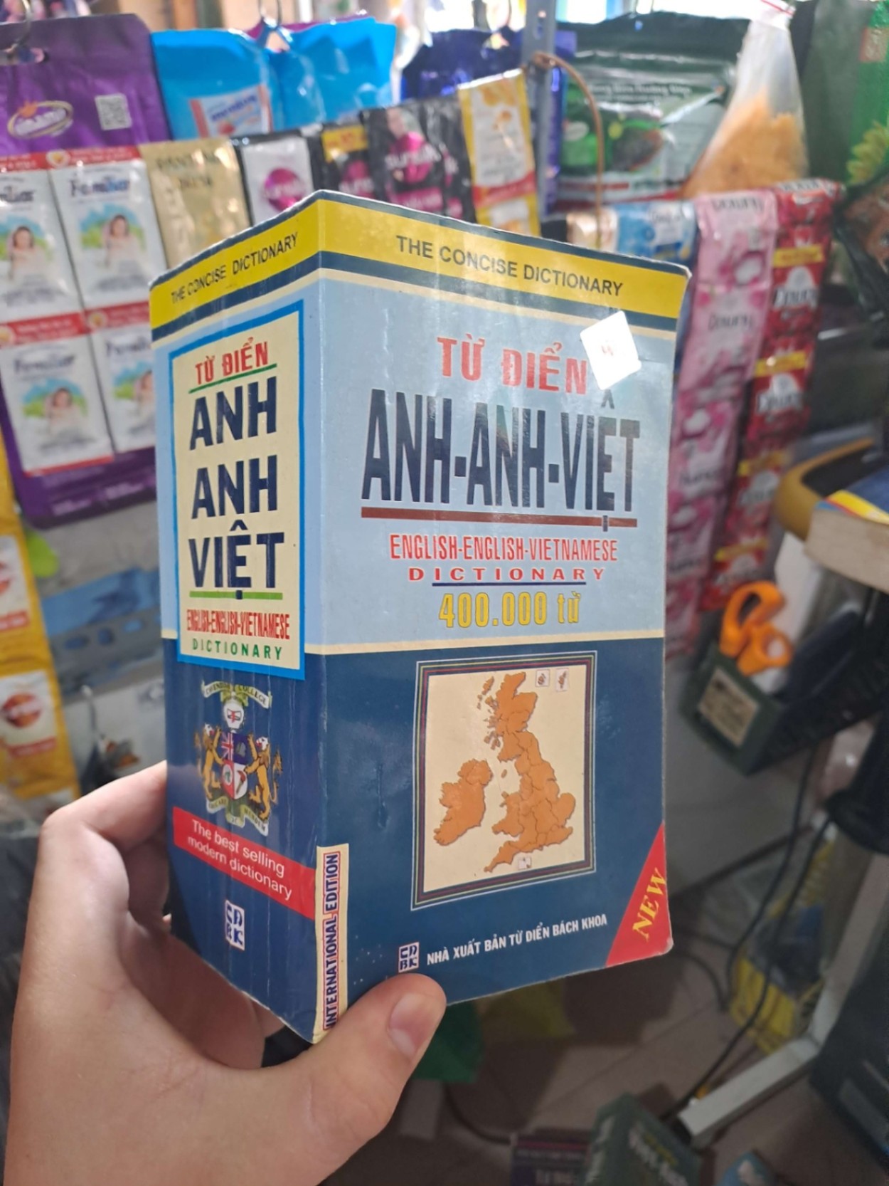 Từ Điển Anh - Anh - Việt 400000 Từ 2007 mới 80% ố HỌC NGOẠI NGỮ HCM3012