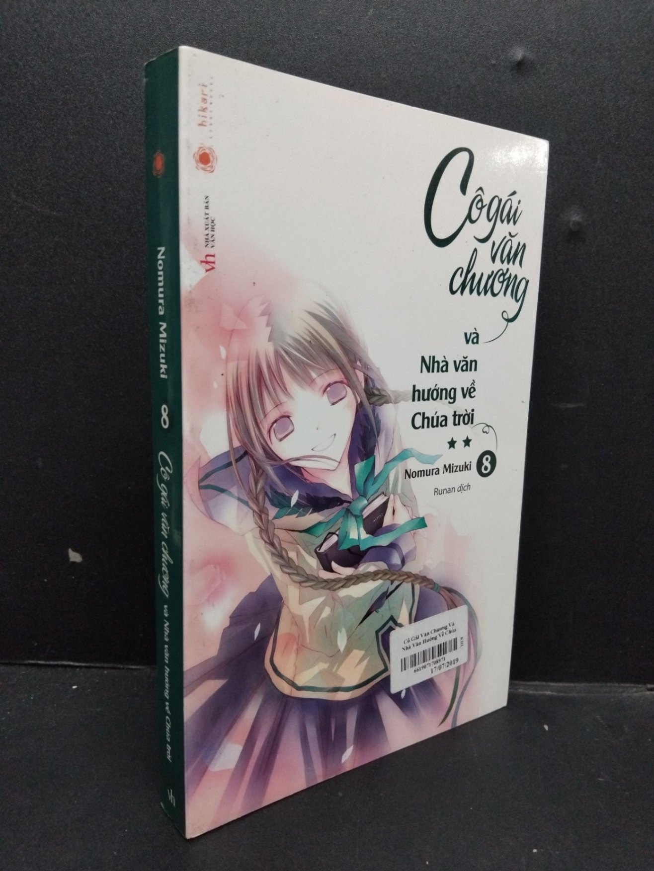 Cô gái văn chương và Nhà văn hướng về Chúa trời mới 90% ố nhẹ 2018 HCM1008 Nomura Mizuki VĂN HỌC