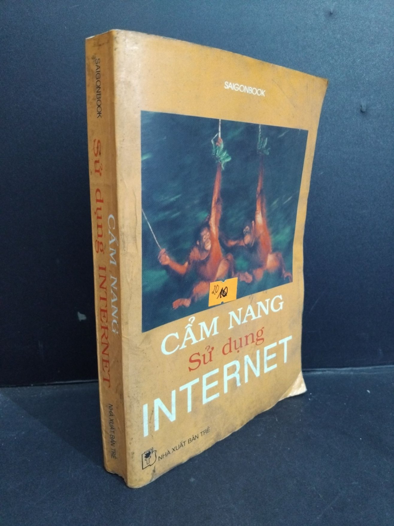 Cẩm nang sử dụng internet mới 80% bẩn bìa, ố vàng, có chữ viết trang đầu 2001 HCM1001 Saigonbook GIÁO TRÌNH, CHUYÊN MÔN