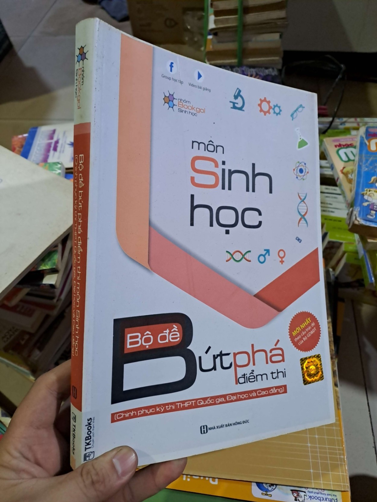 Bộ đề bứt phá điểm thi môn Sinh Học Chinh phục điểm thi THPT Quốc gia Đại học và Cao đẳng - 2019 mới 90% - SÁCH ĐỒNG GIÁ 19K - HCM0111