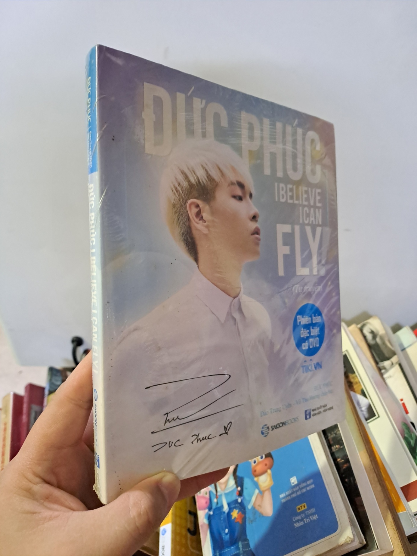 Đức Phúc I Believe I can Fly mới 90% seal + CD HCM0308 DANH NHÂN (NSX)