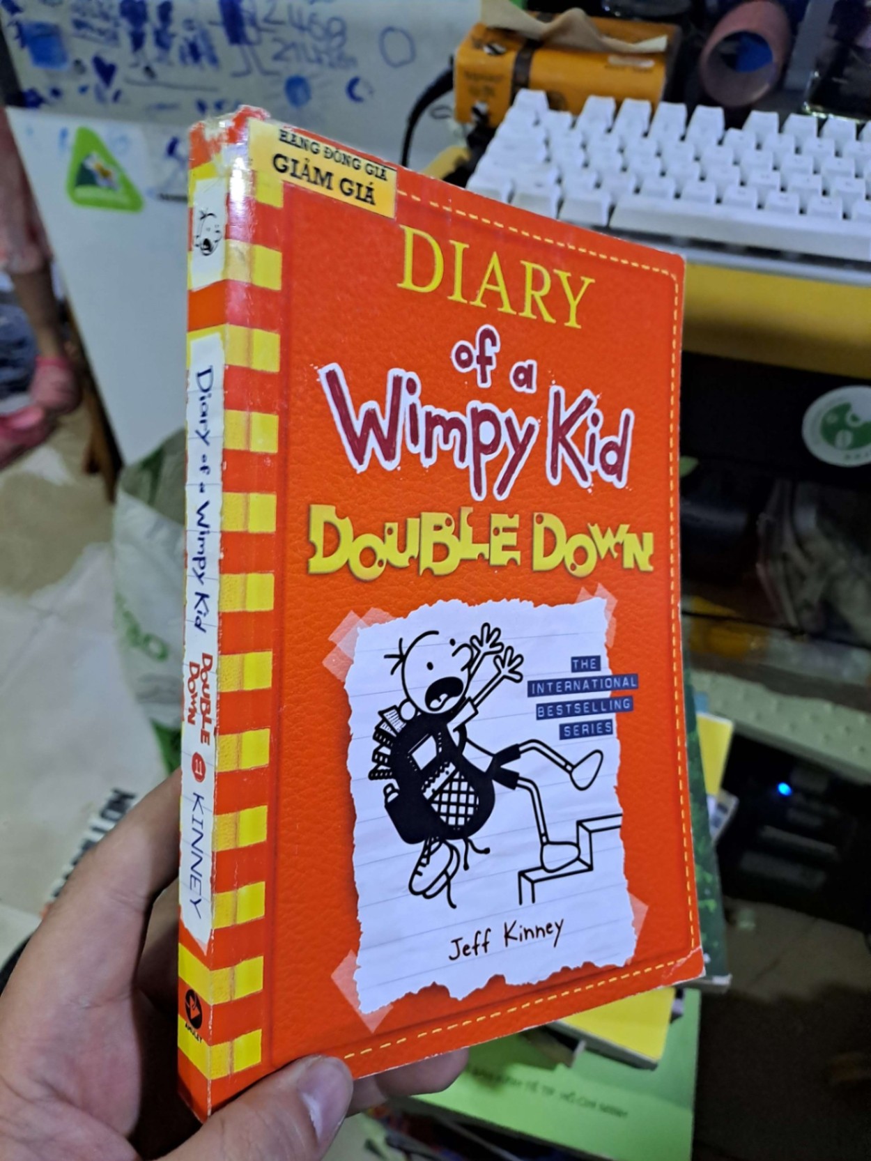 Diary of a wimpy kid double down mới 90% ENGLISH BOOKS HCM1809 (NSX)