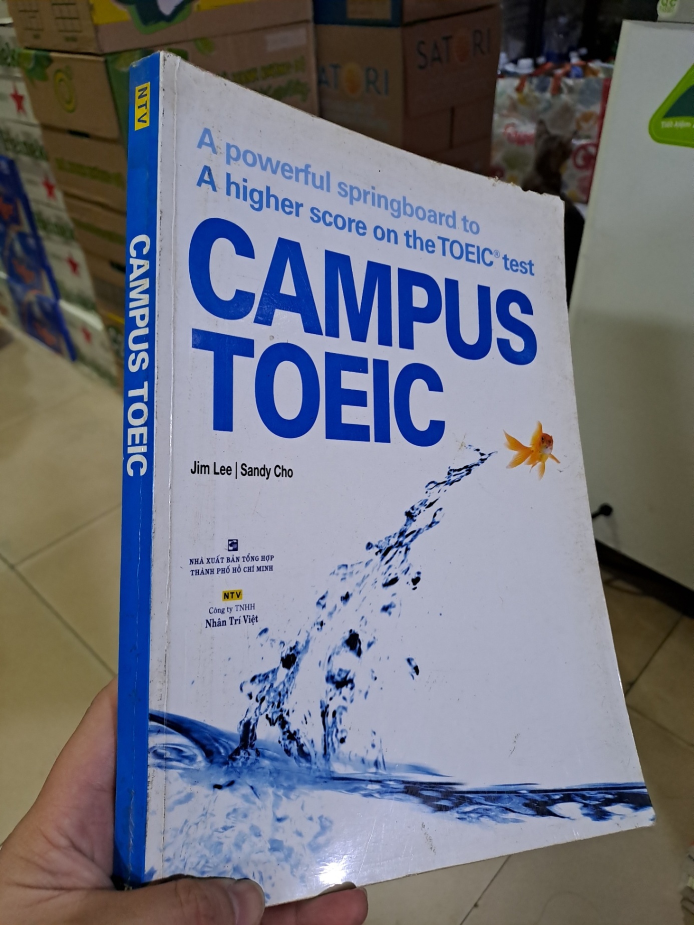 Campus Toeic 2009 mới 80% ố nhẹ có viết chì HCM0808 HỌC NGOẠI NGỮ