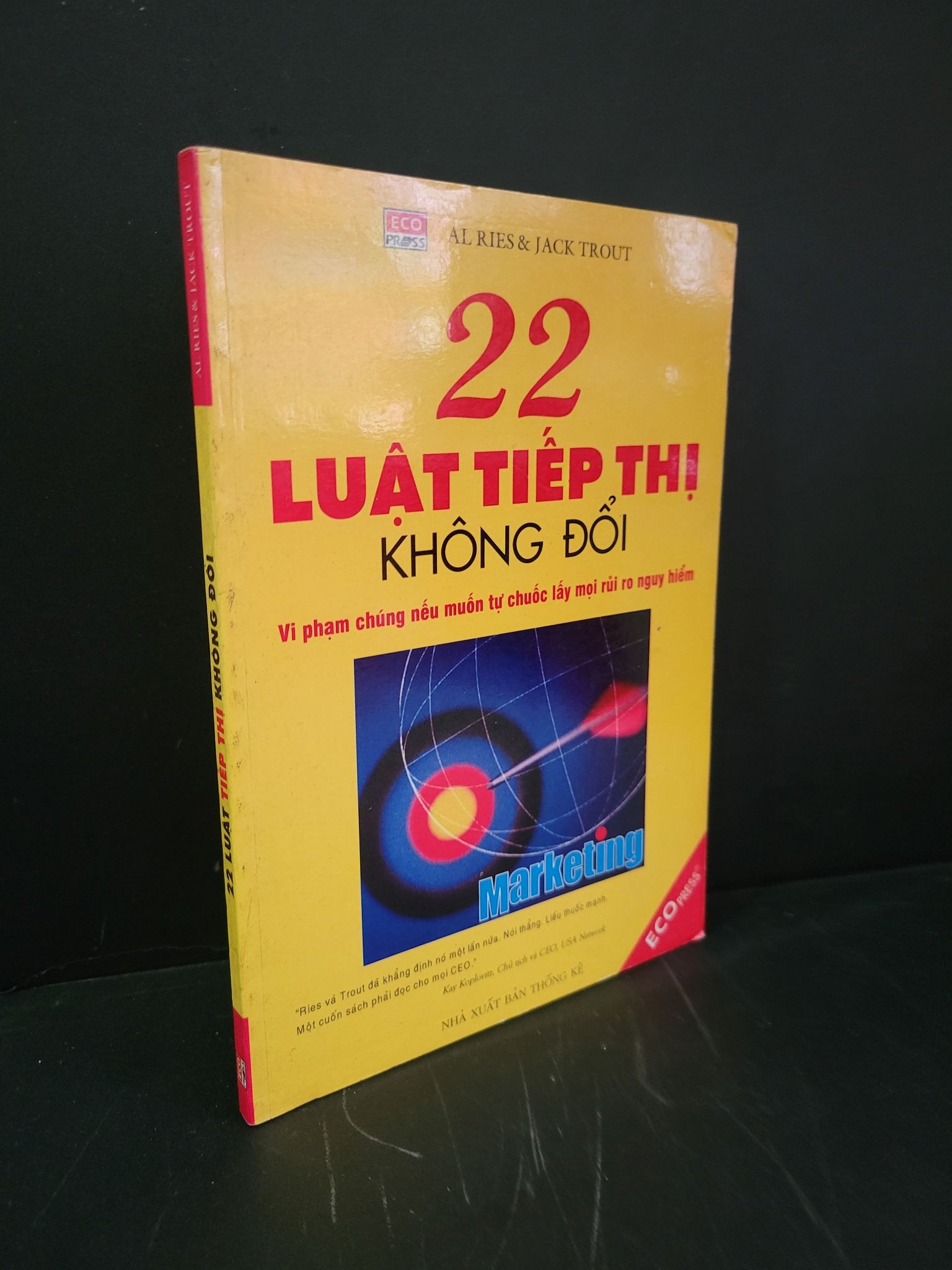 22 luật tiếp thị không đổi mới 90% bẩn bìa, ố nhẹ 2004 AL Ries & Jack Trout HCM3004 KỸ NĂNG (NSX)